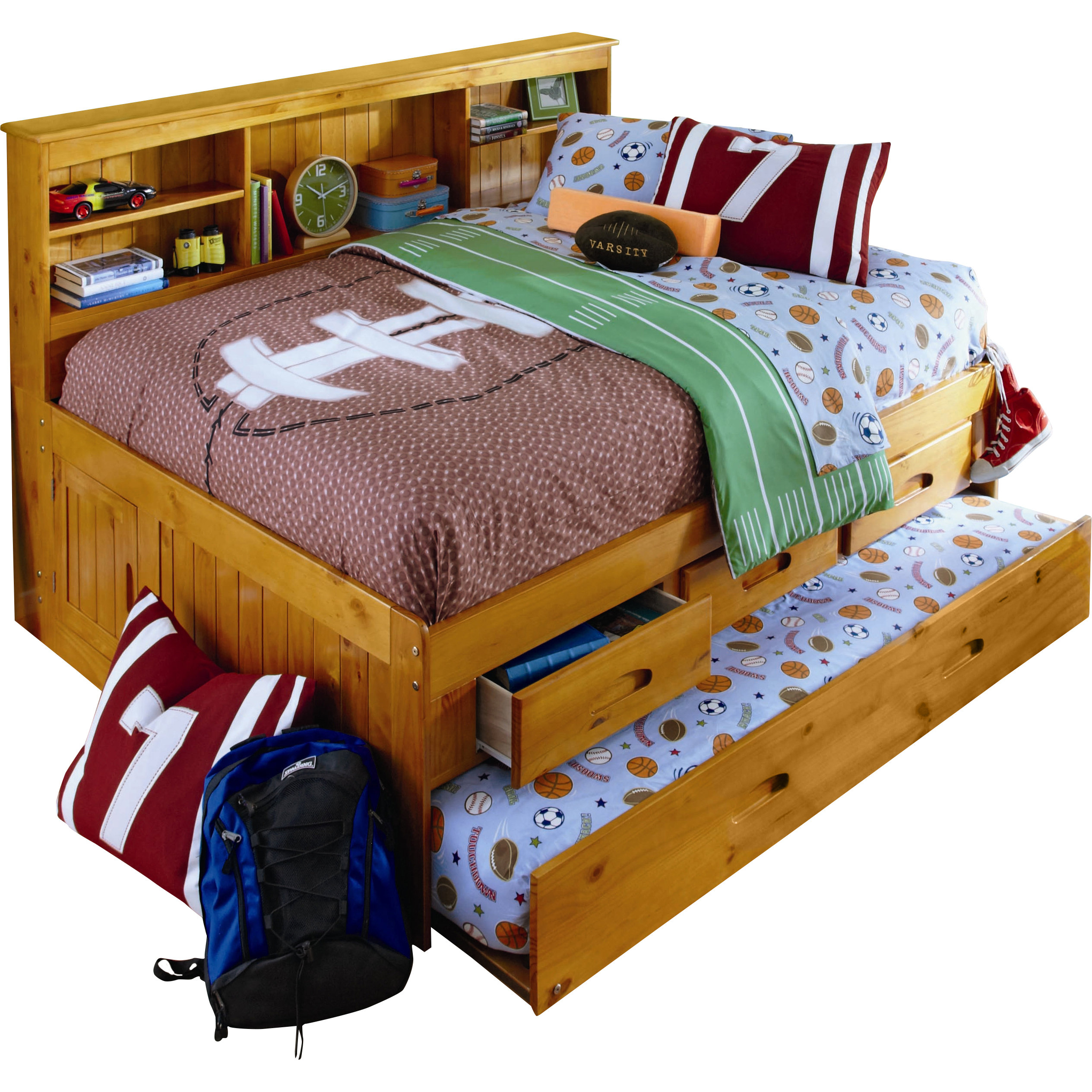 Discovery World Furniture Weston Daybed with Storage and Trundle