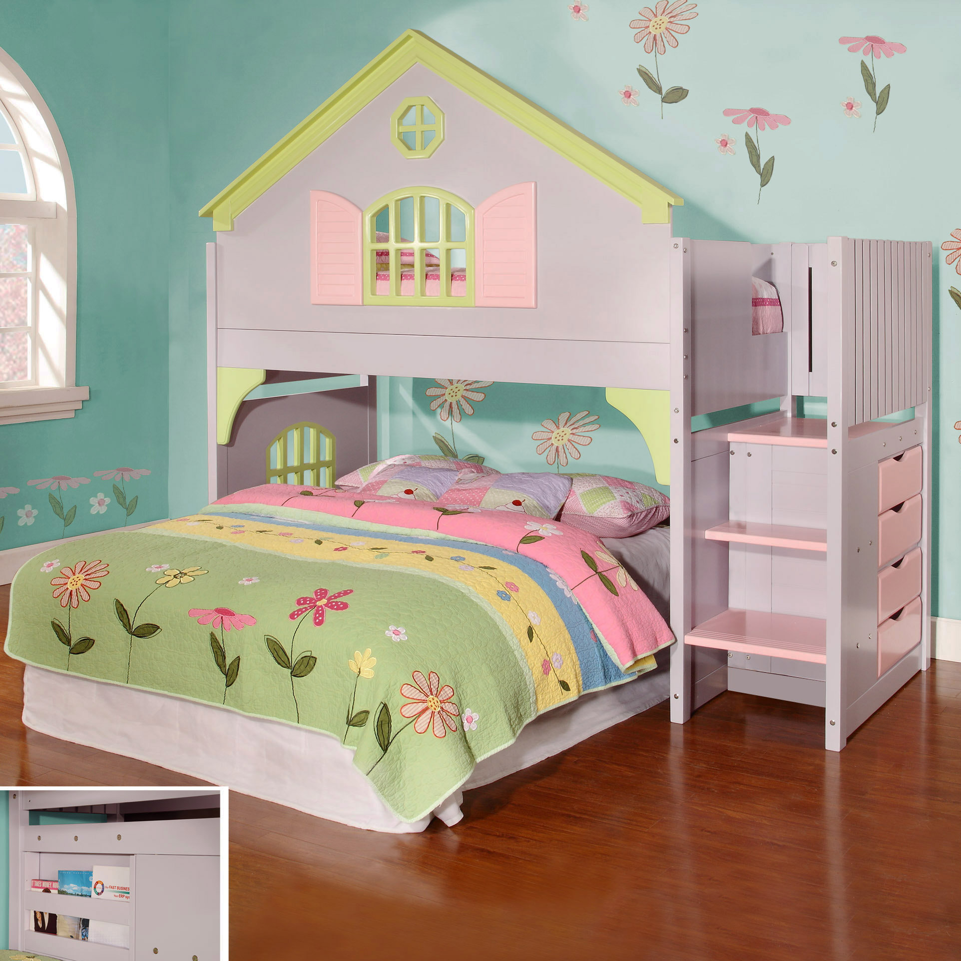Discovery World Furniture Dollhouse Twin Loft Bed & Reviews Wayfair