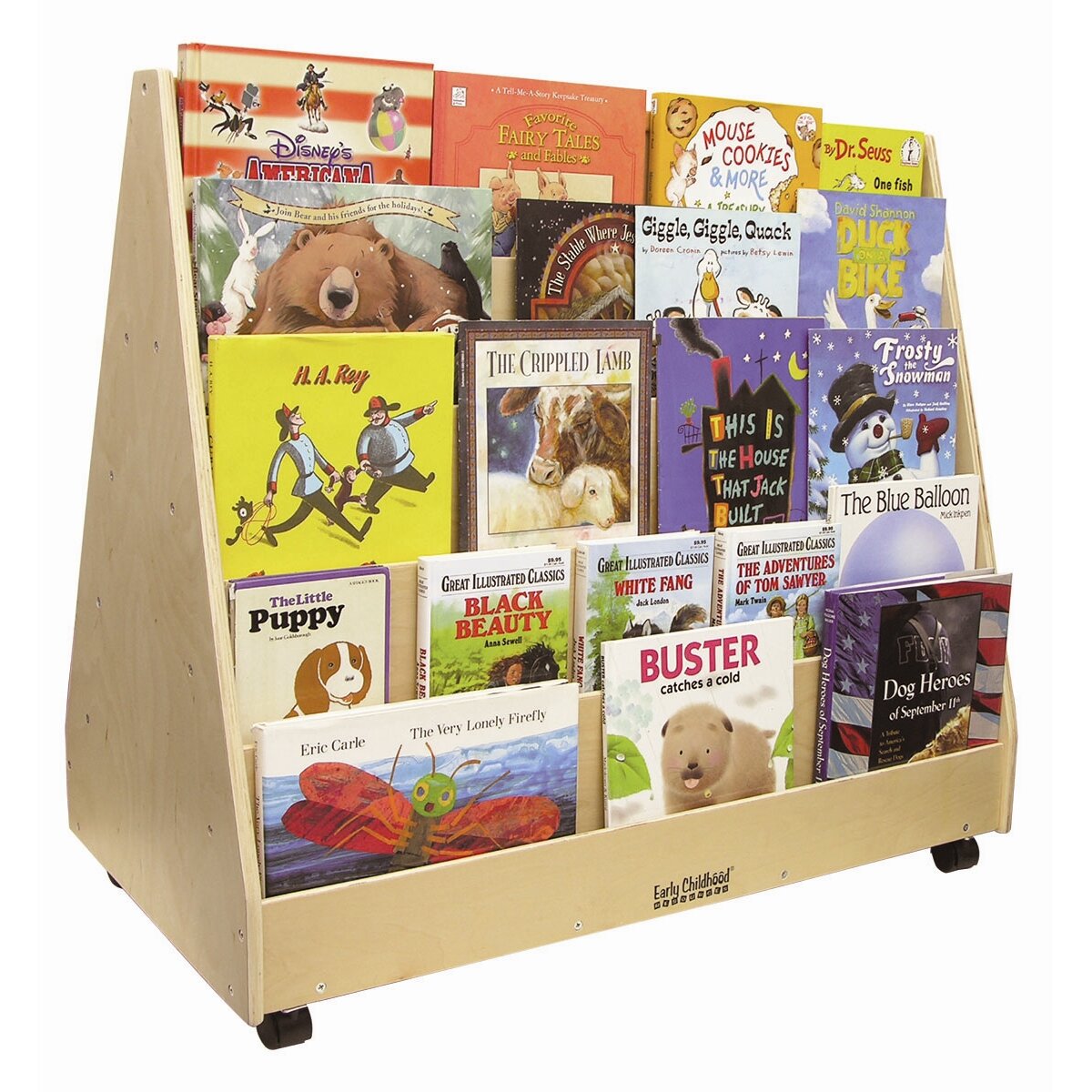 ECR4Kids Mobile Two Sided Book Display & Reviews | Wayfair