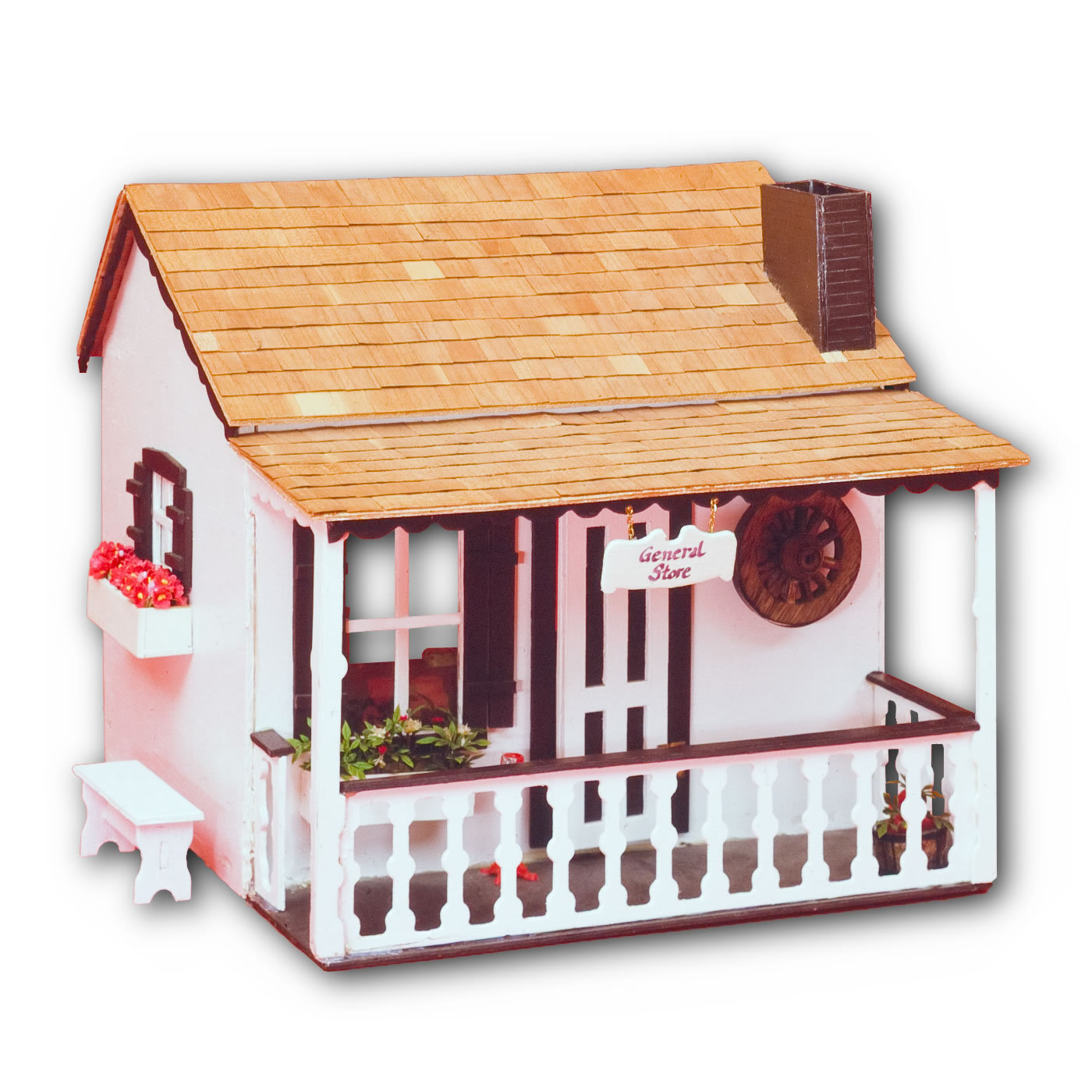 Greenleaf Dollhouses Adams Dollhouse & Reviews Wayfair