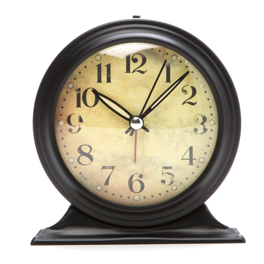 Infinity Instruments Antique Look Metal Alarm Clock & Reviews | Wayfair