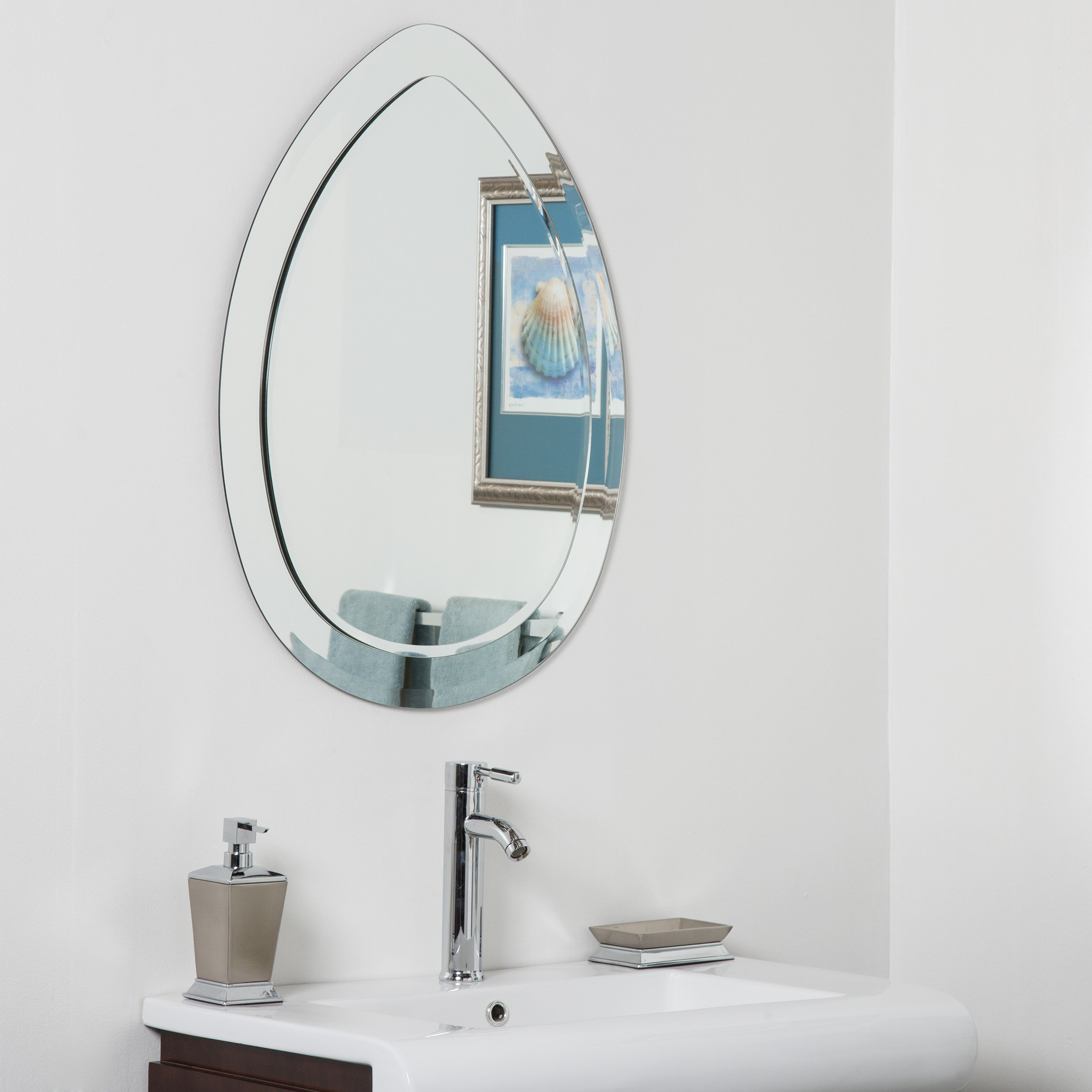 Decor Wonderland Droplet Bathroom Mirror | Wayfair.ca