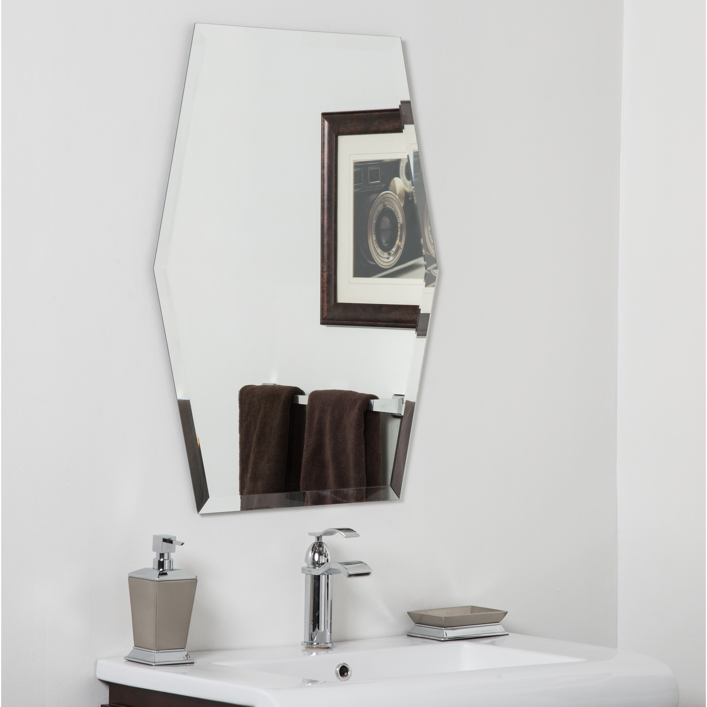 Decor Wonderland Century Bathroom Wall Mirror | Wayfair