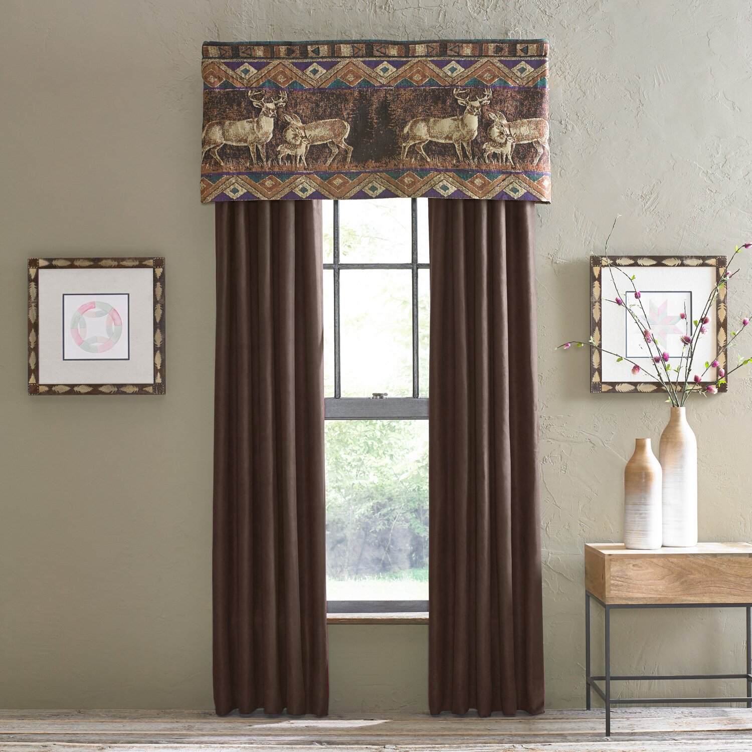 Croscill Chippewa 54 Curtain Valance Wayfair