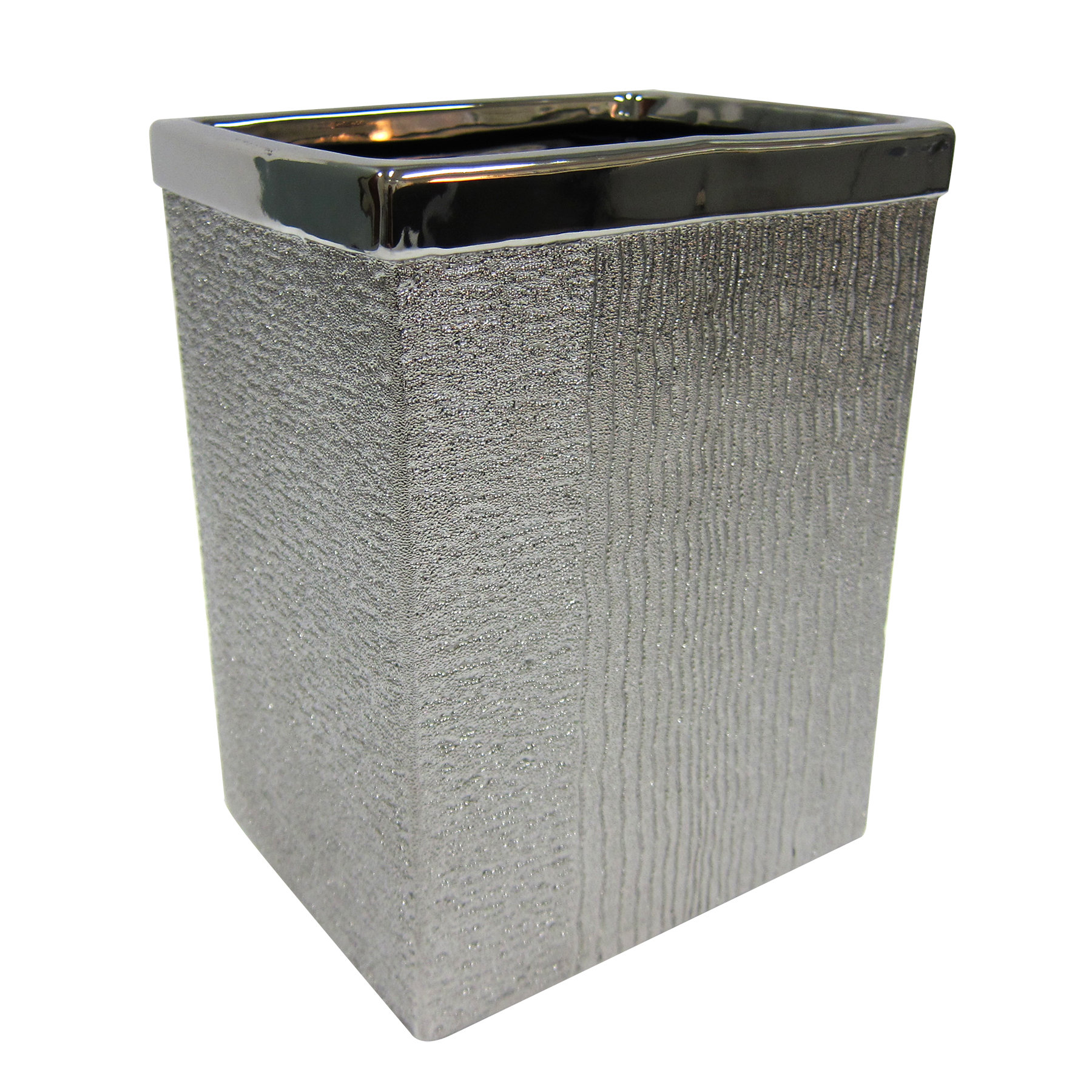 Croscill Roebling Stripe Stone Trash Can & Reviews Wayfair.ca