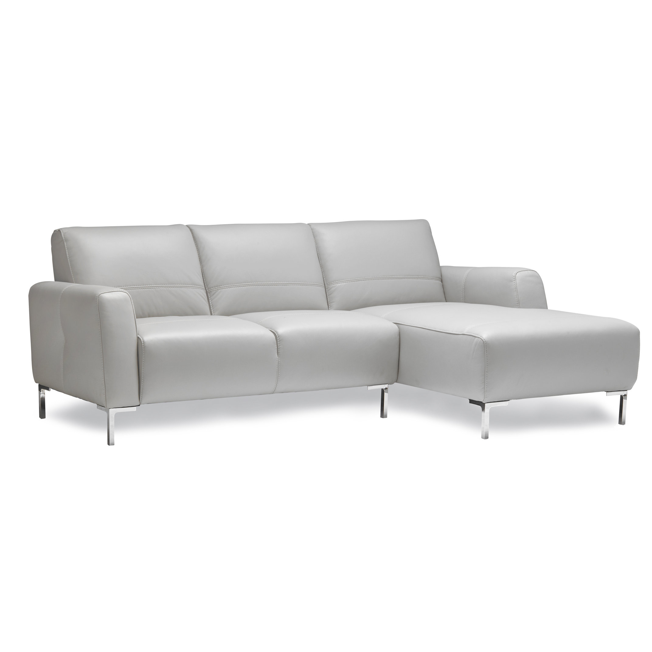 Sofas to Go Tanya Leather Sectional Wayfair