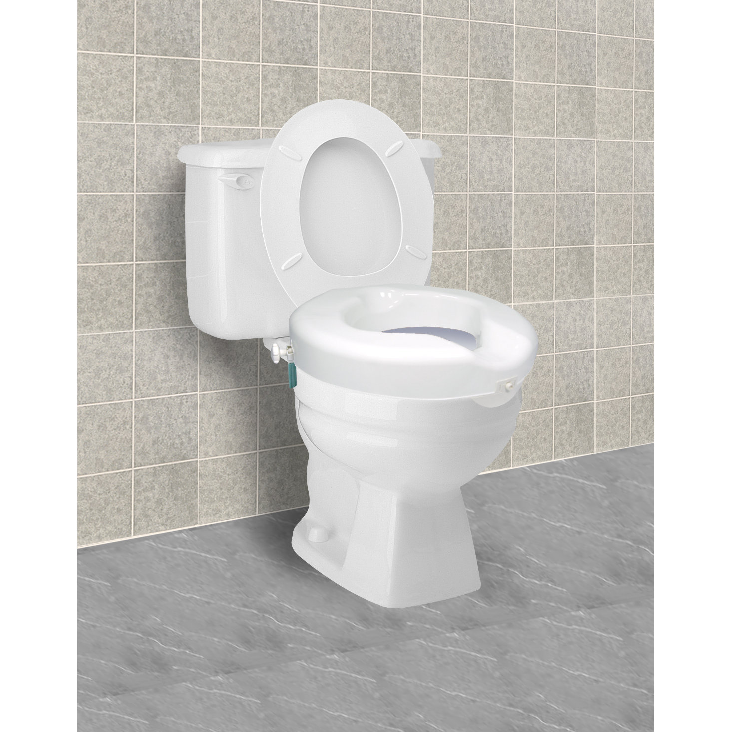 Carex Safe Lock Raised Toilet Seat Wayfair