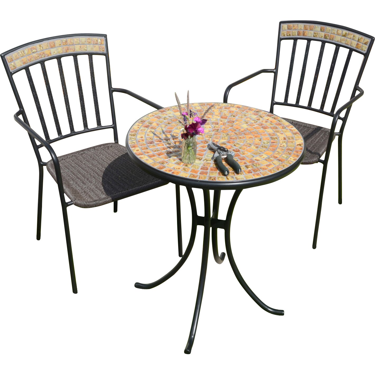 2 seat bistro table set