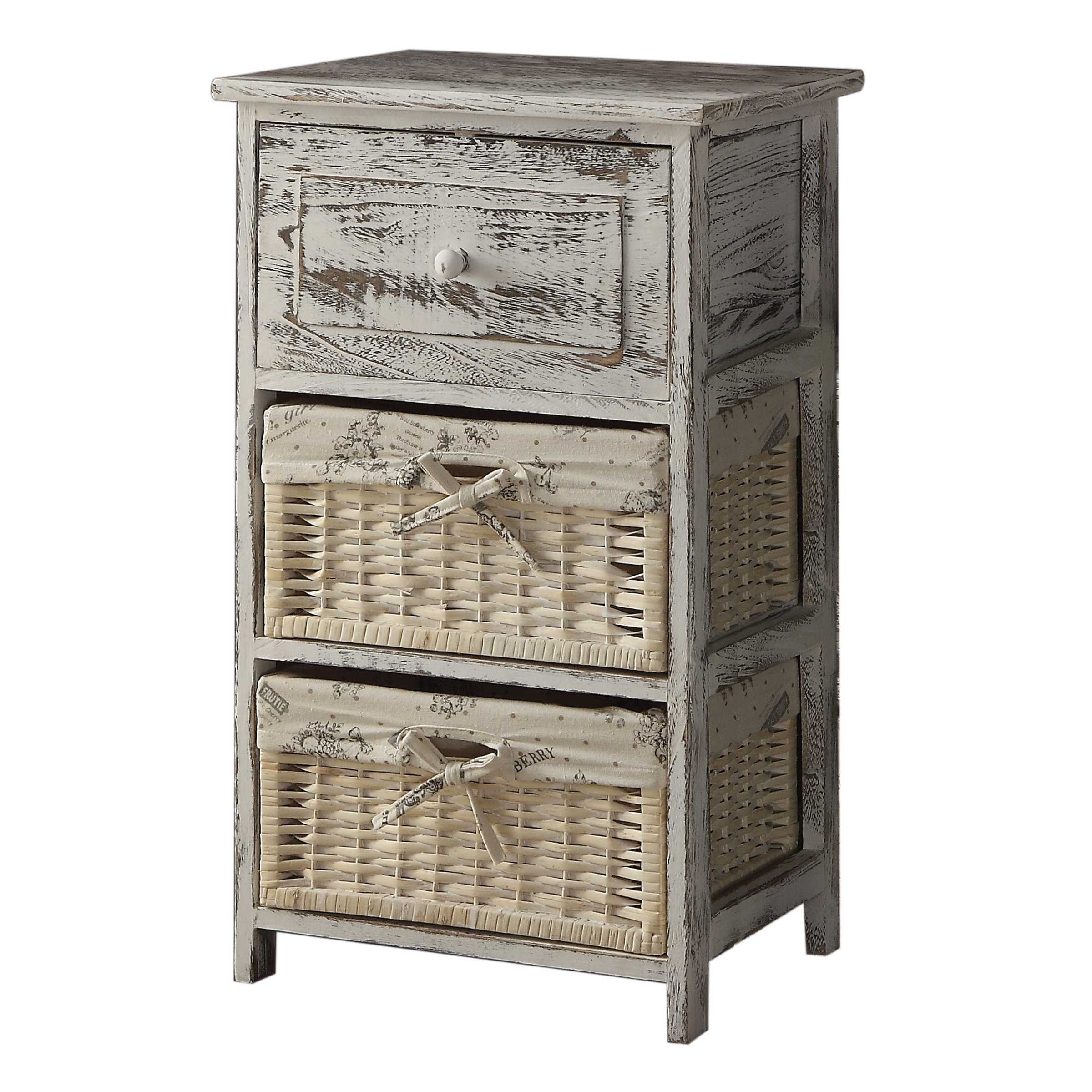 Anthony California Cottage Home 1 Drawer 2 Basket Chest & Reviews Wayfair