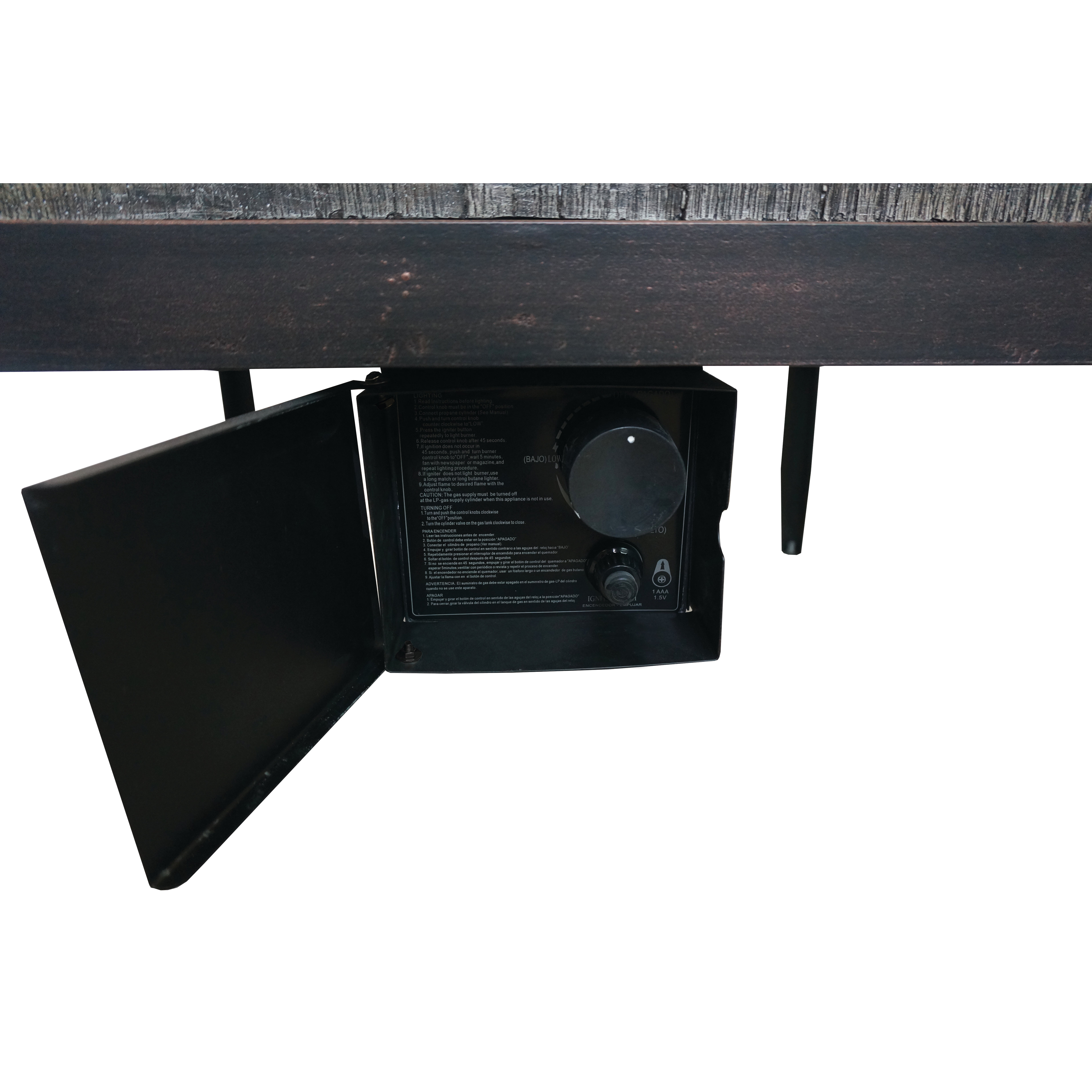 Bond Courtland Steel Outdoor Fire Pit Table Wayfair