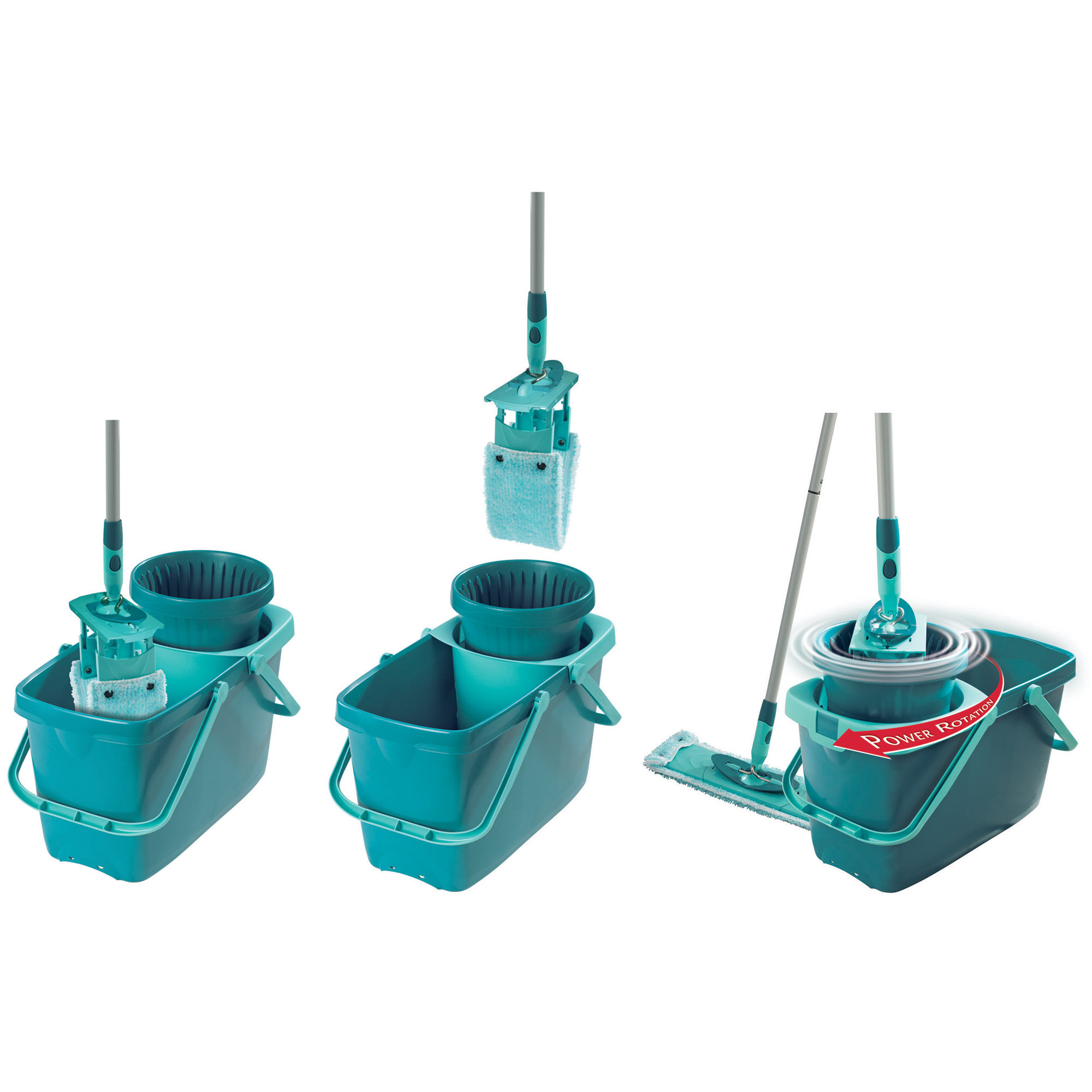 LEIFHEIT Clean Twist XL Rectangular Mop/Sweeper Set with Mop and Spin Bucket & Reviews Wayfair