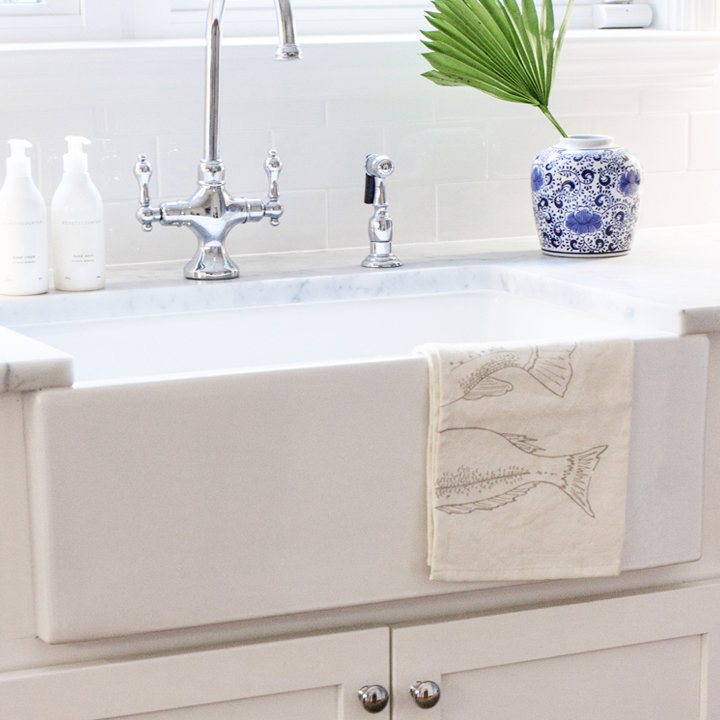 Nantucket Sinks Hyannis 30" x 18" Italian Farmhouse ...