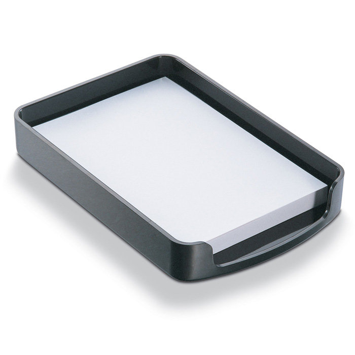 OFFICEMATE INTERNATIONAL CORP. Memo Holder, Holds 4"x6", 100 Sheets Included, Black & Reviews