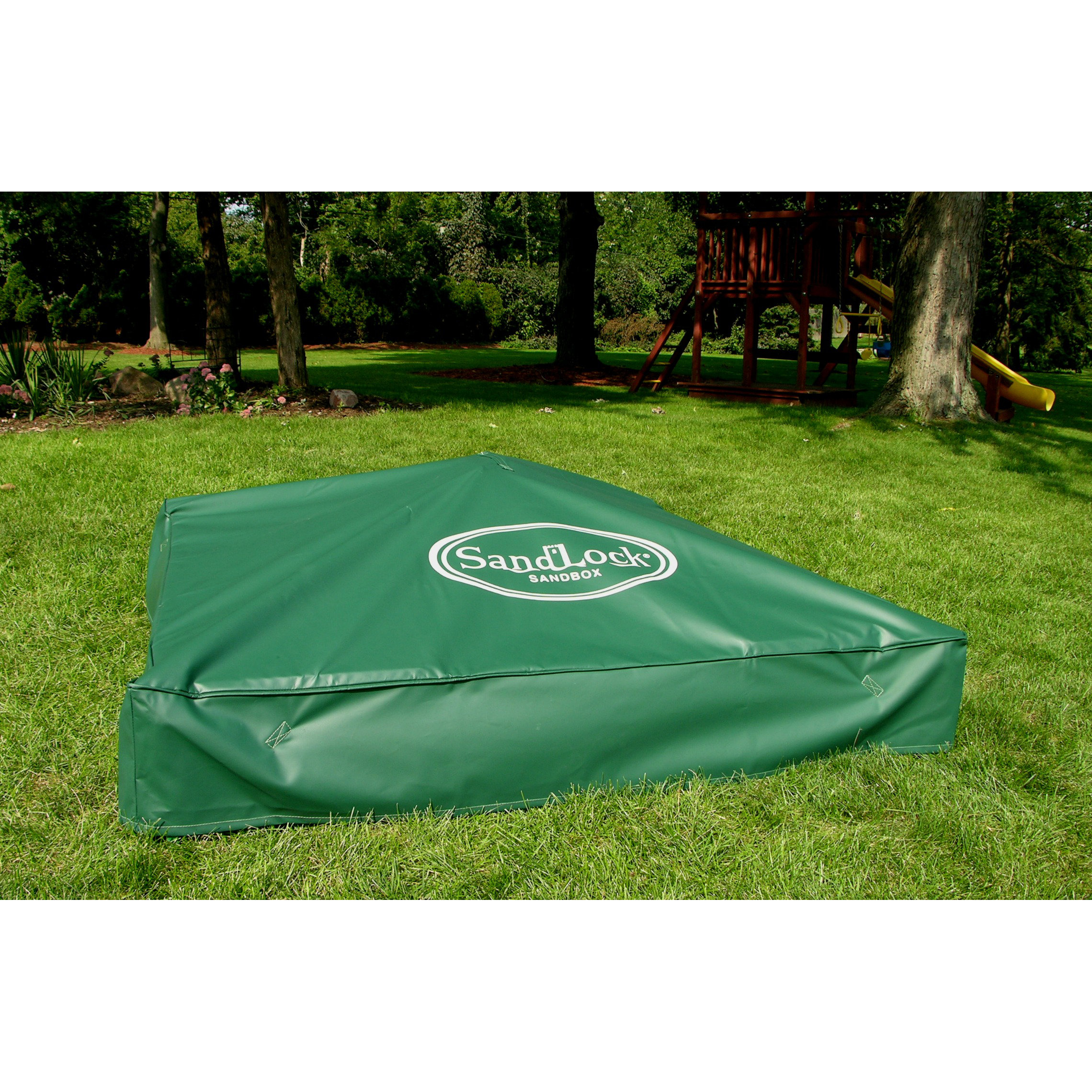 Sandlock Square Sandbox with Cover & Reviews Wayfair