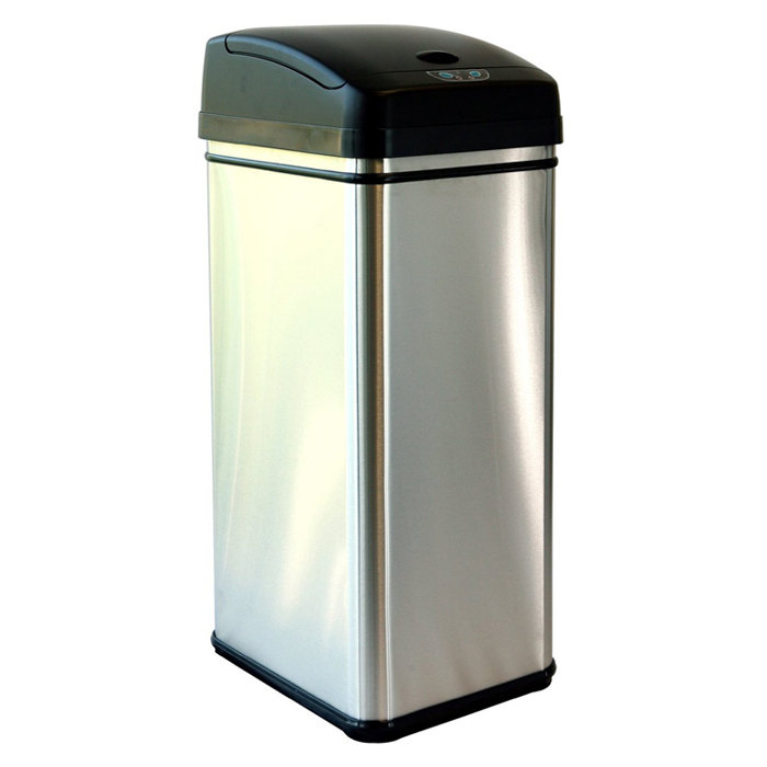 itouchless 13 Gal. Deodorizer Automatic Touchless Trash Can & Reviews