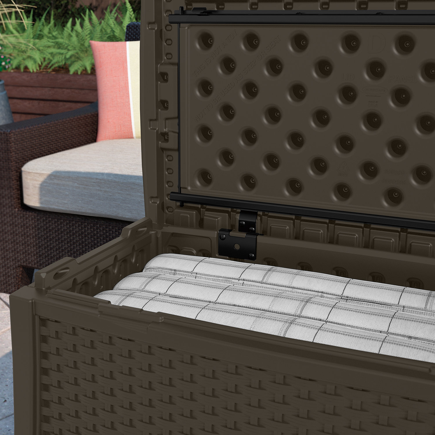 Suncast Deck Storage Coffee Table & Reviews Wayfair