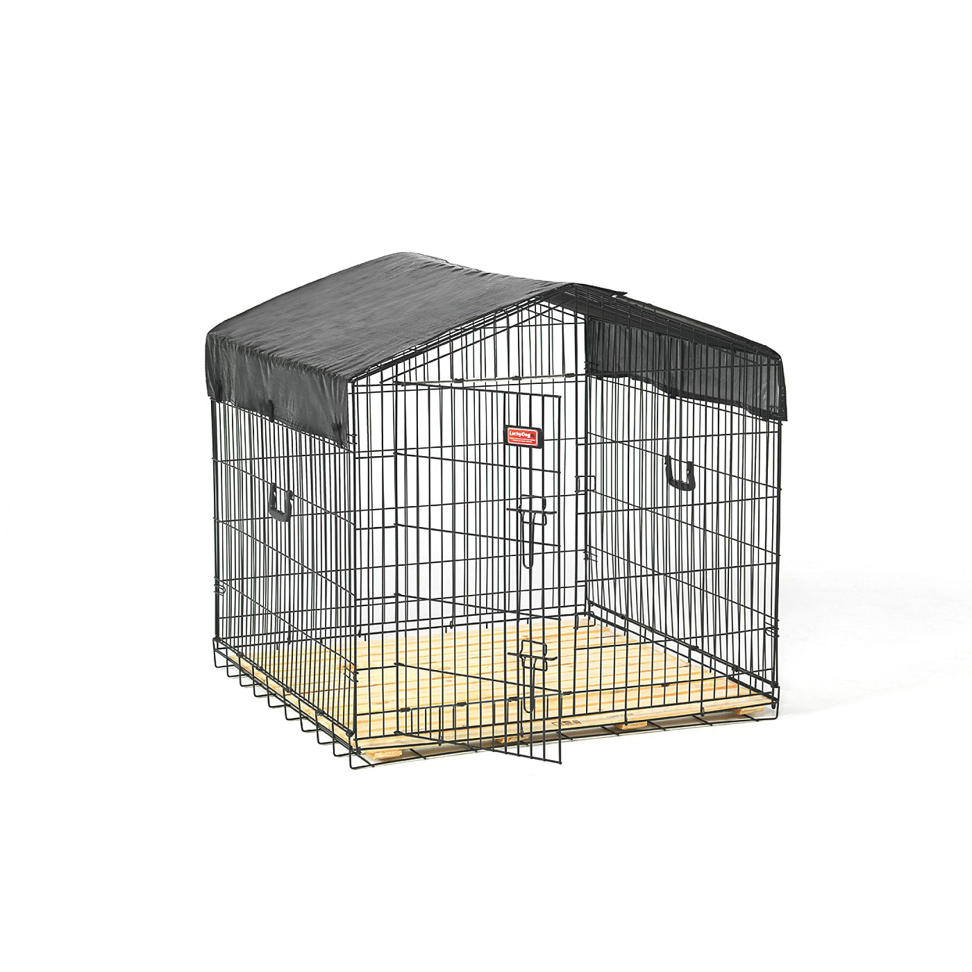 Jewett Cameron Lucky Dog Travel Steel Yard Kennel & Reviews Wayfair
