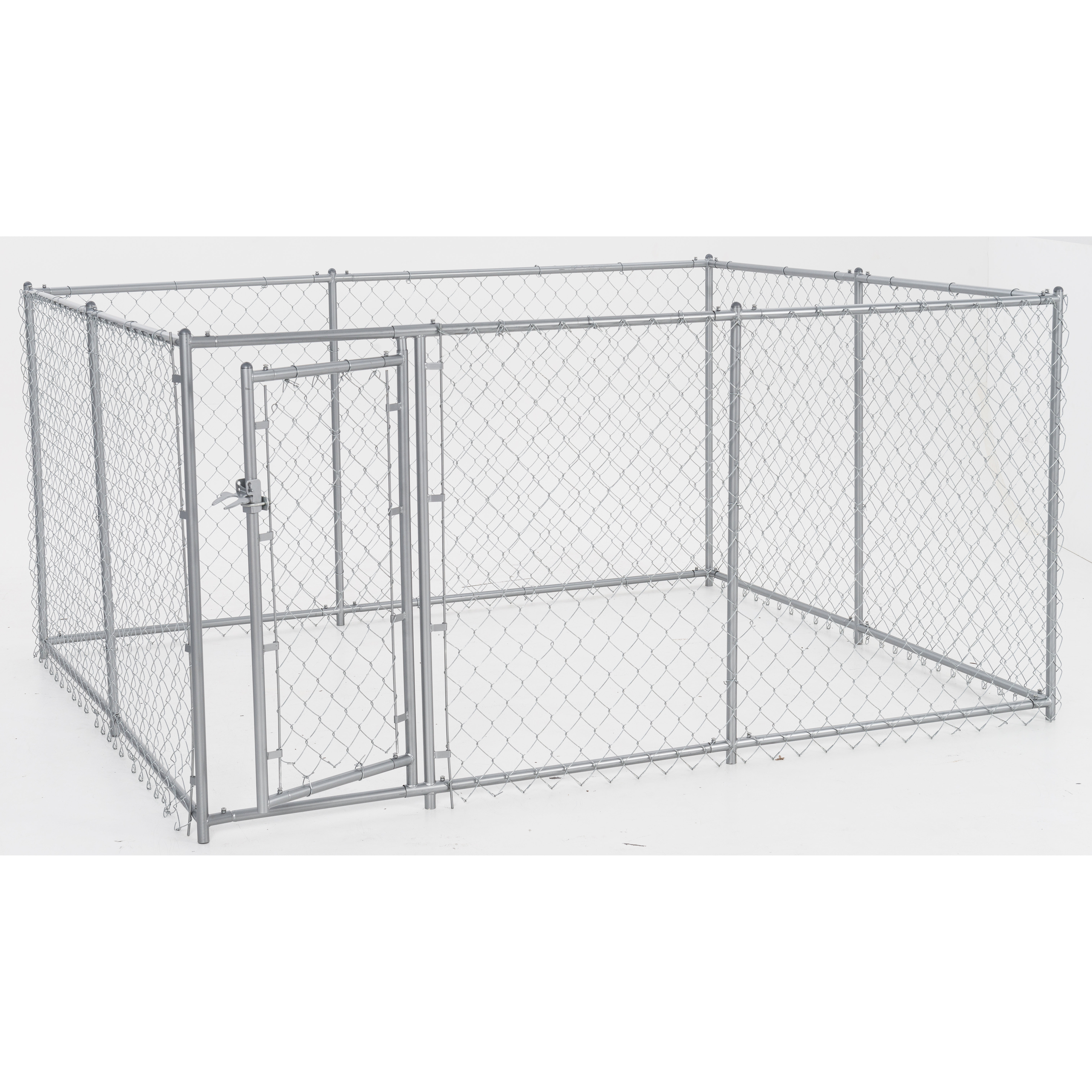 Jewett Cameron Lucky Dog™ Galvanized Box Chain Link Yard Kennel & Reviews Wayfair