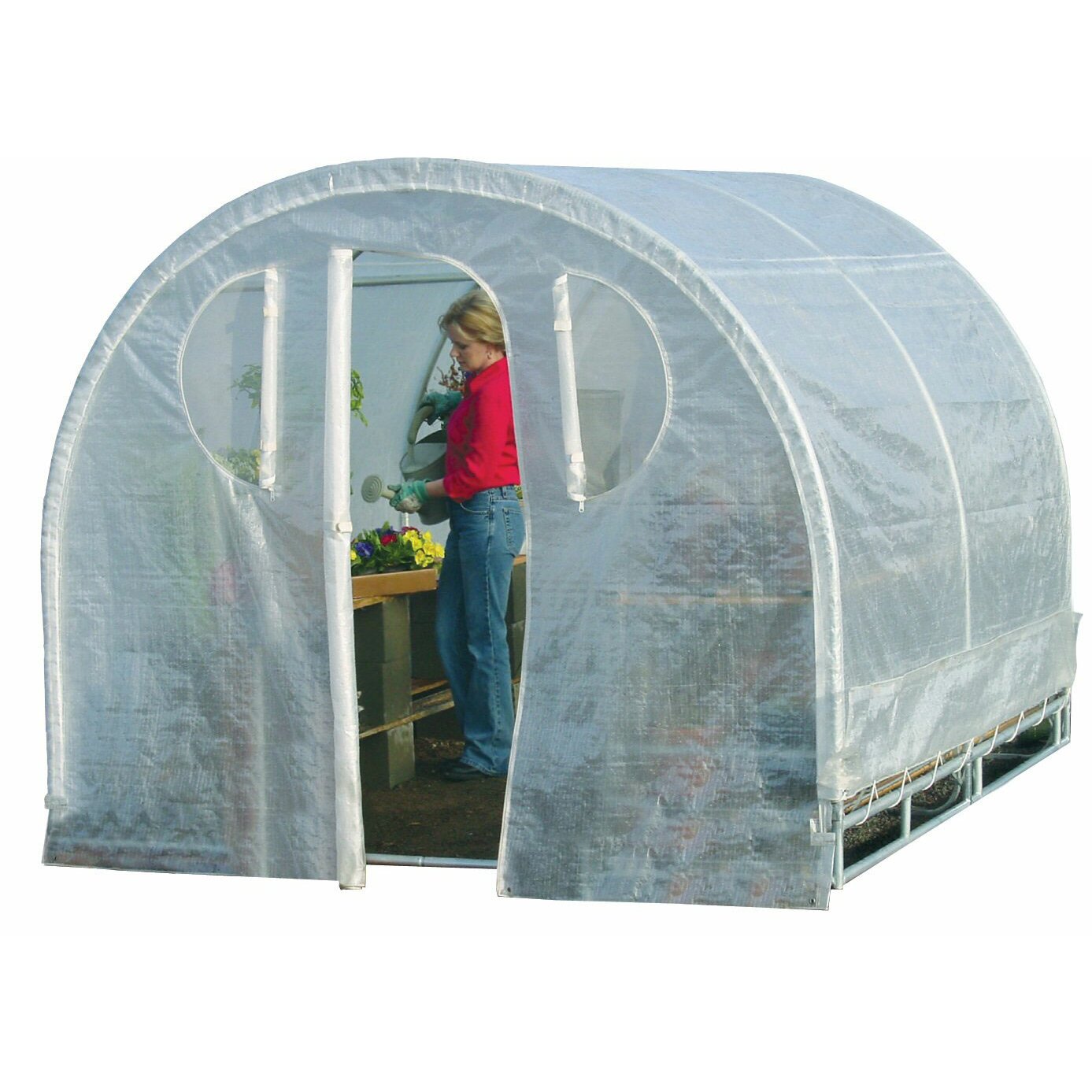 Jewett Cameron Weatherguard 8 Ft. W X 8 Ft. D Polyethylene Greenhouse 