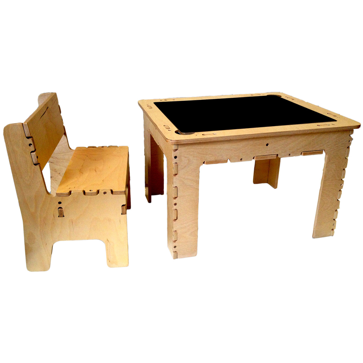 Anatex Flip Top Dry Erase and Chalk Table with Bench & Reviews Wayfair