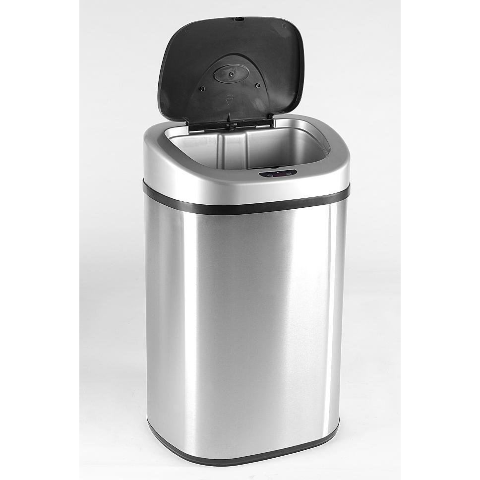 Nine Stars 21.1 Gallon Stainless Steel Motion Sensor Trash Can