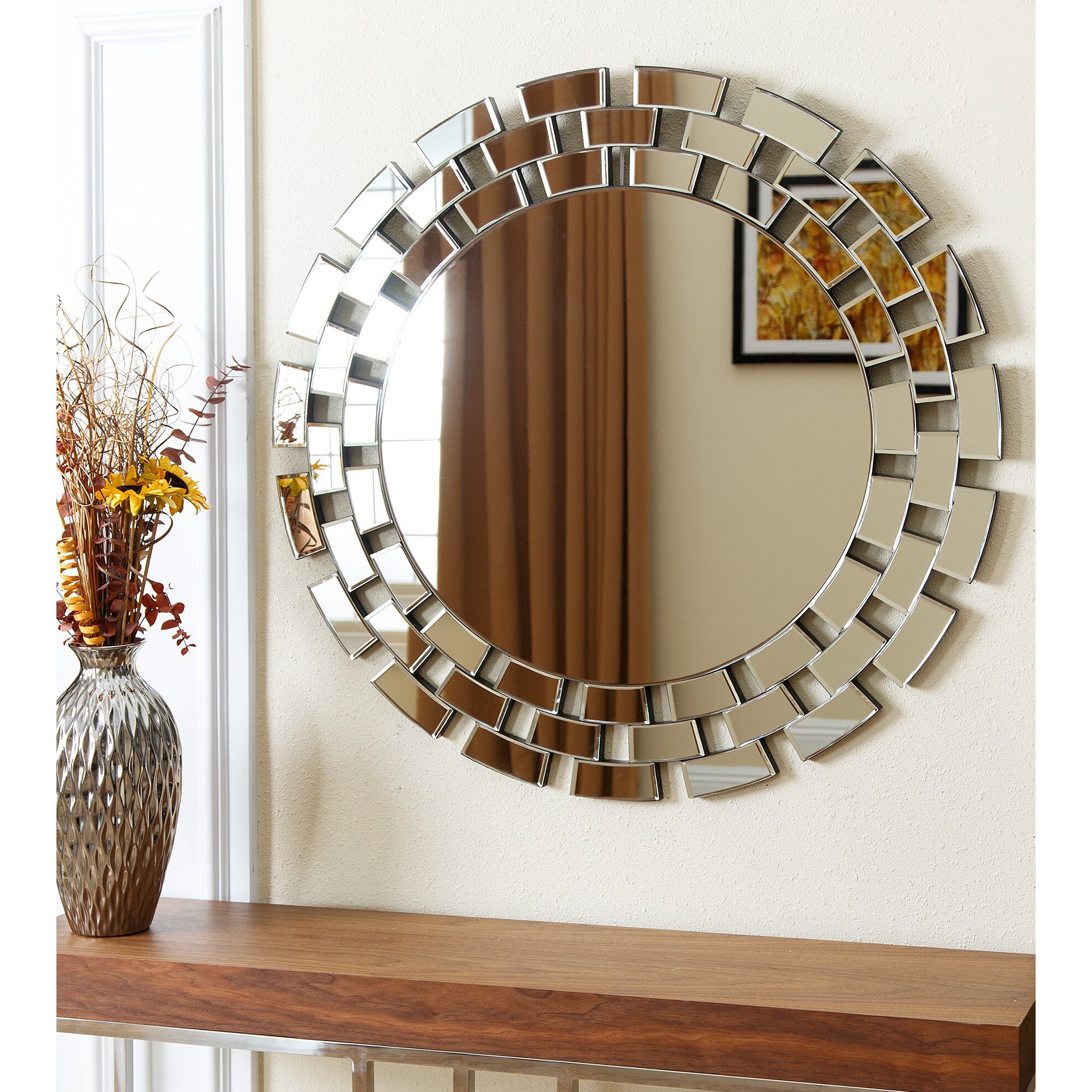 Abbyson Living Zen Wall Mirror & Reviews | Wayfair