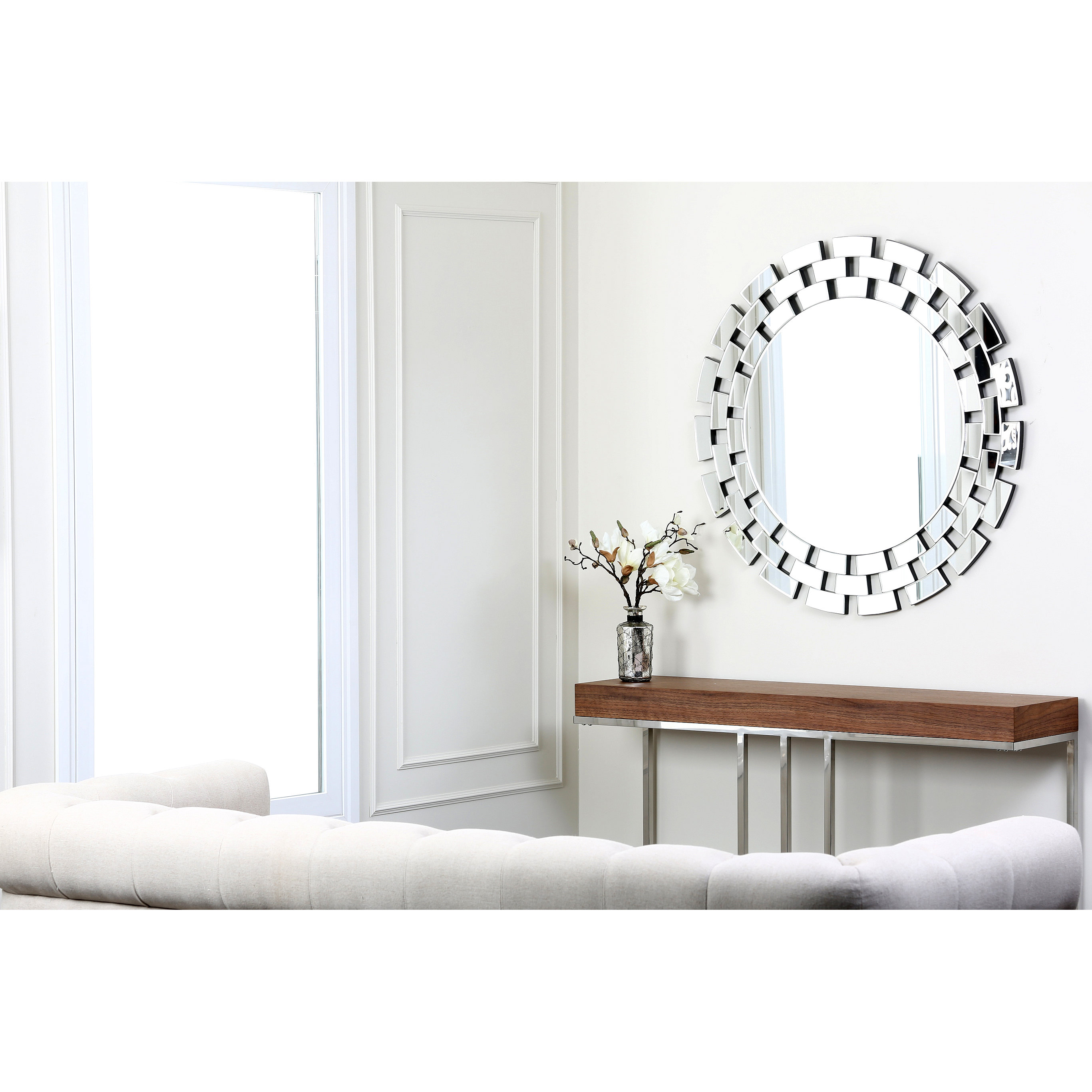 Abbyson Living Zen Wall Mirror & Reviews Wayfair