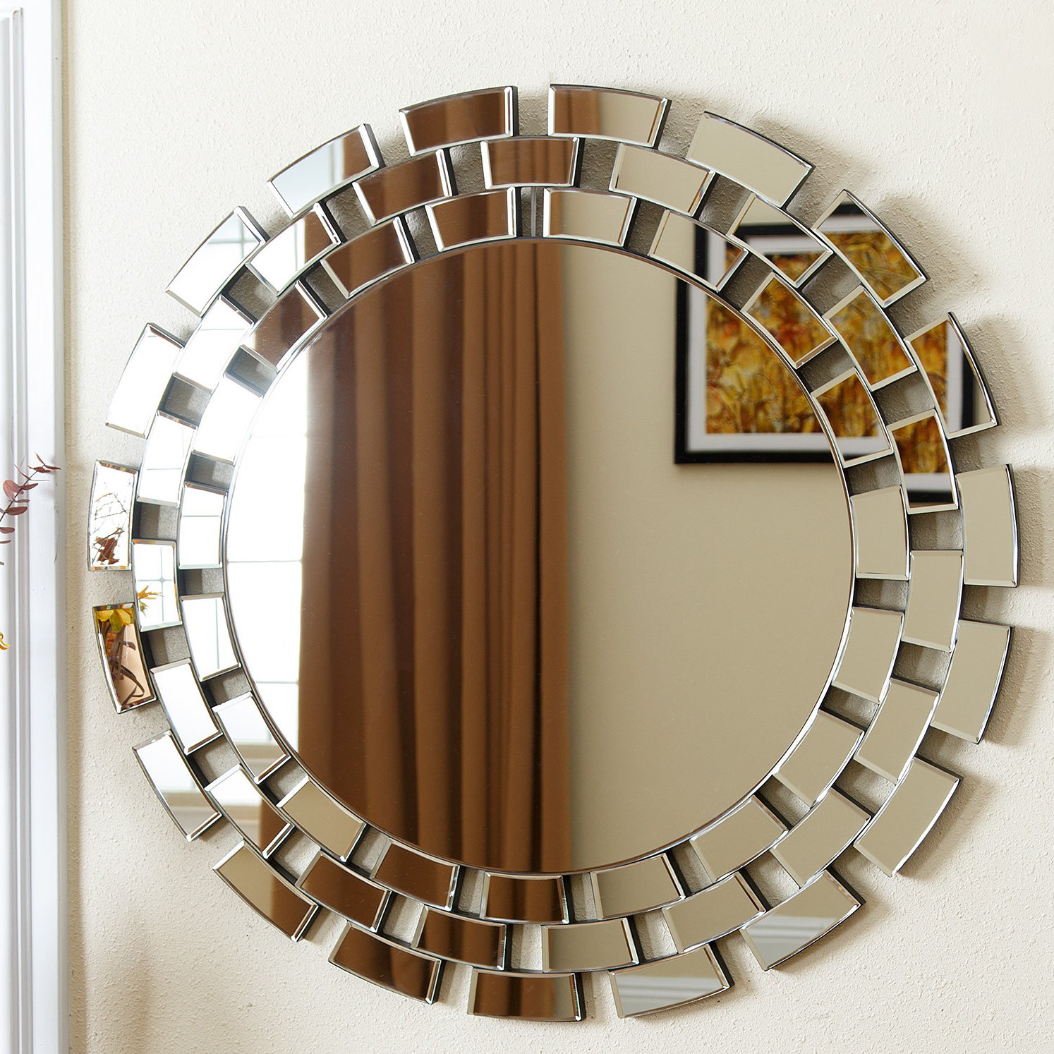 Abbyson Living Zen Wall Mirror & Reviews Wayfair
