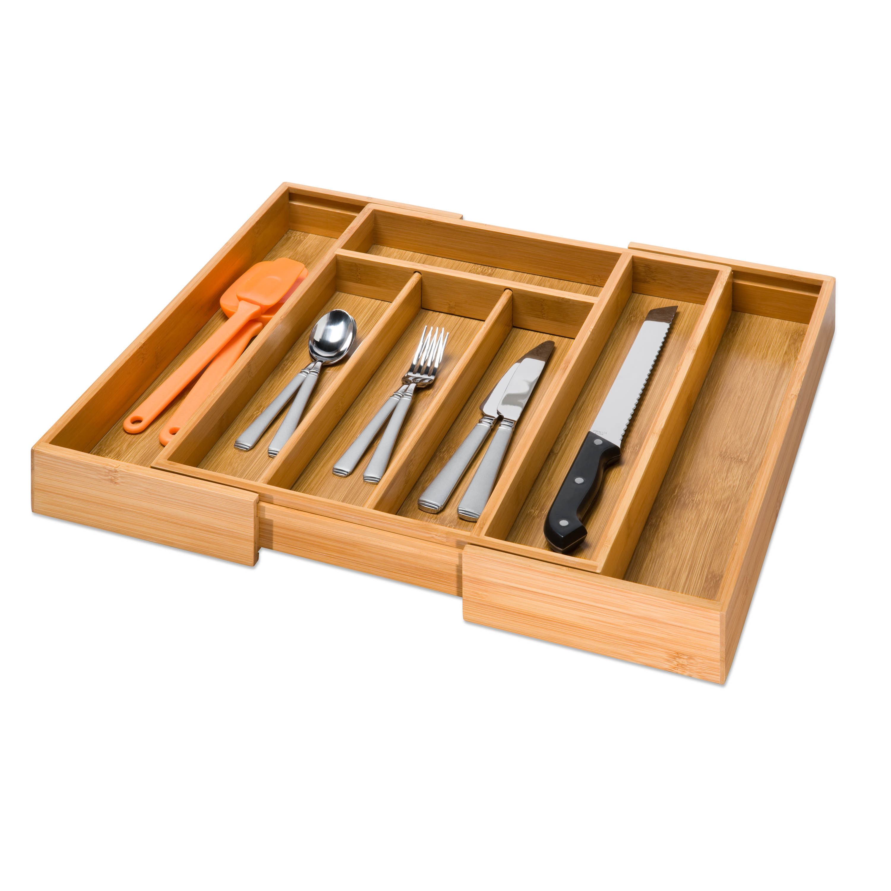 Honey Can Do Bamboo Expandable Drawer Organizer Tray & Reviews | Wayfair.ca