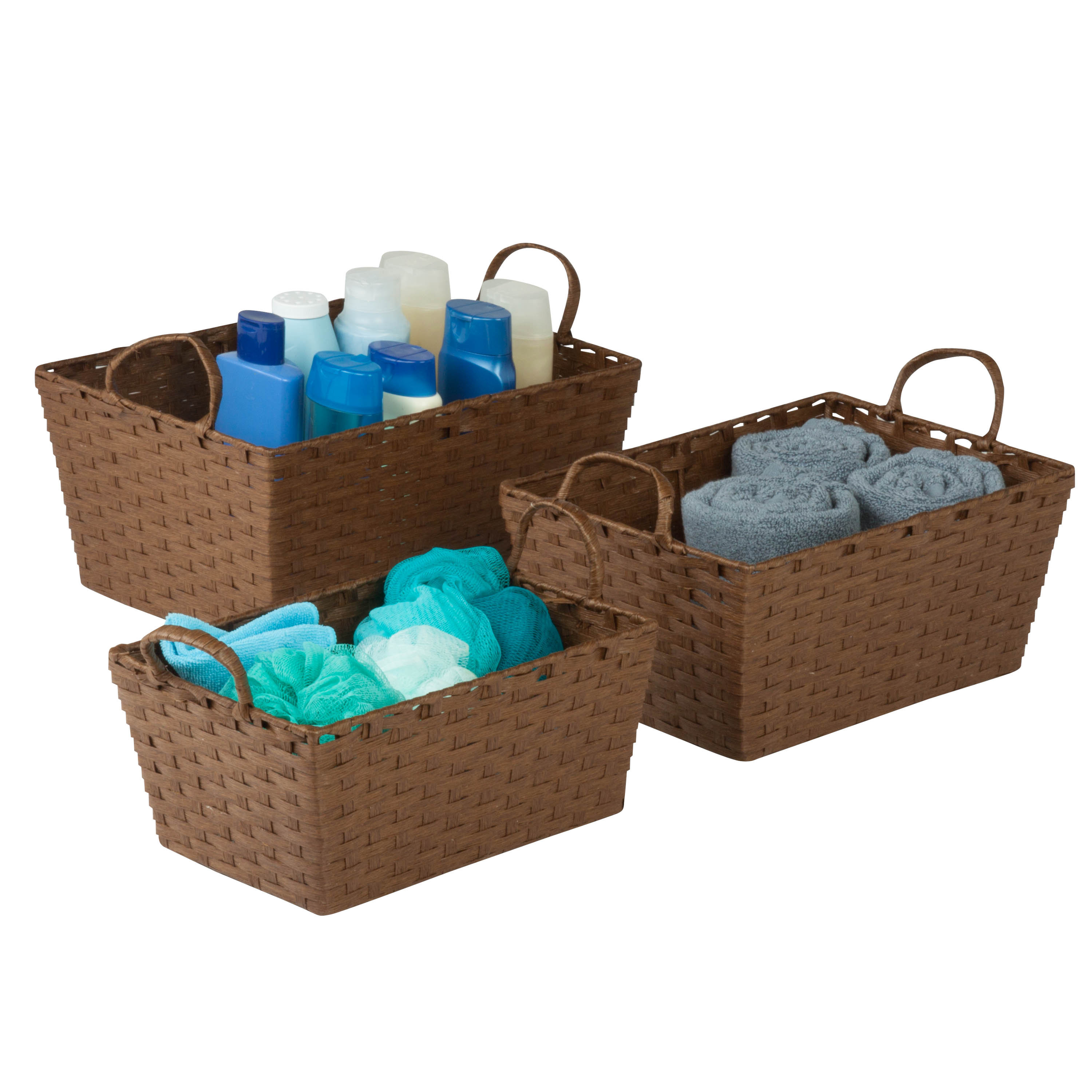Honey Can Do 3 Piece Paper Rope Basket Set & Reviews Wayfair