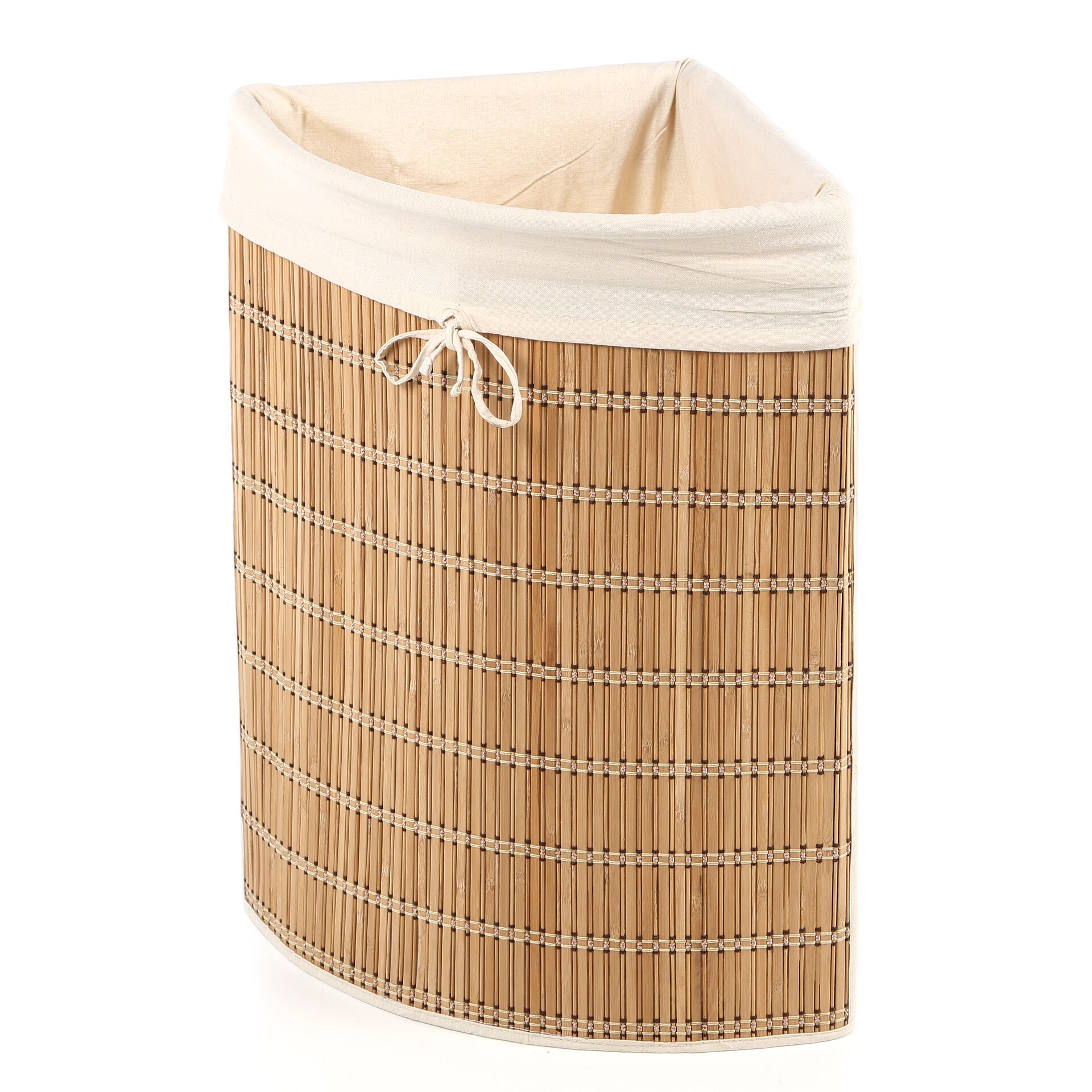 Honey Can Do Wicker Corner Hamper & Reviews | Wayfair