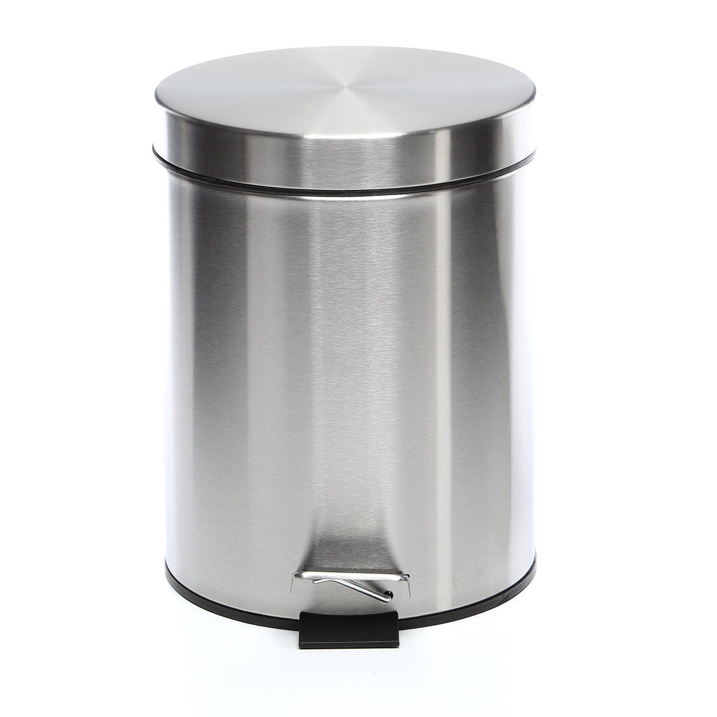 Honey Can Do 1.32 Gallon Round Stainless Steel Step Trash Can & Reviews