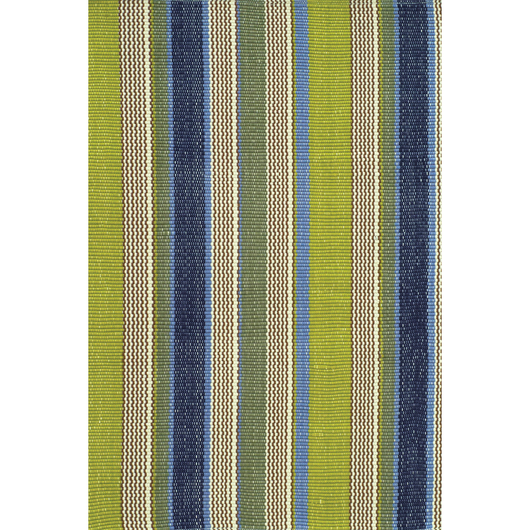 Dash and Albert Rugs Hand Woven Green/Blue Indoor/Outdoor Area Rug