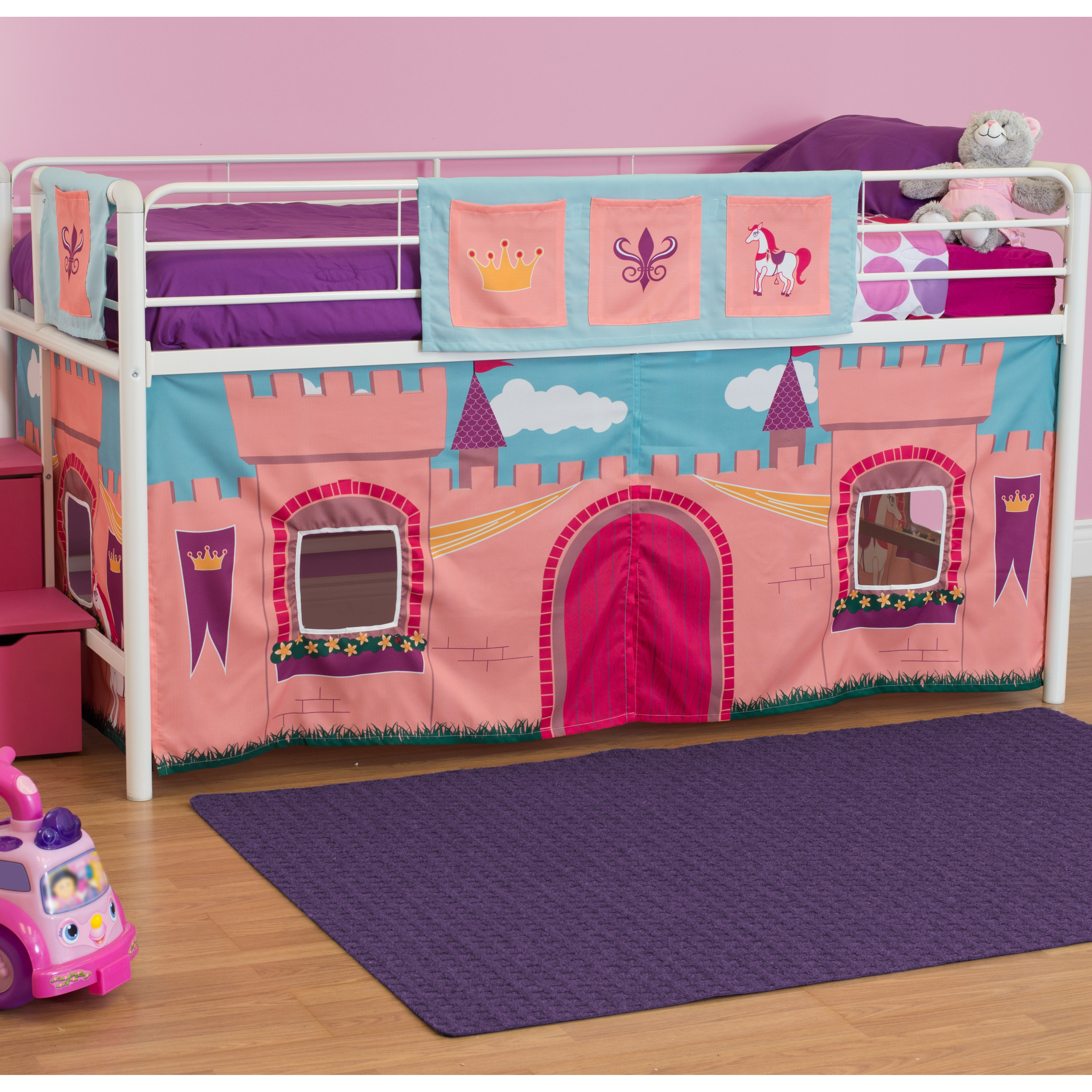 DHP Princess Castle Curtain Set for Junior Loft Bed & Reviews Wayfair