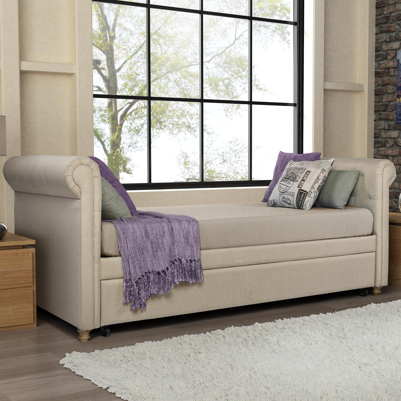 DHP Sophia Daybed with Trundle & Reviews Wayfair