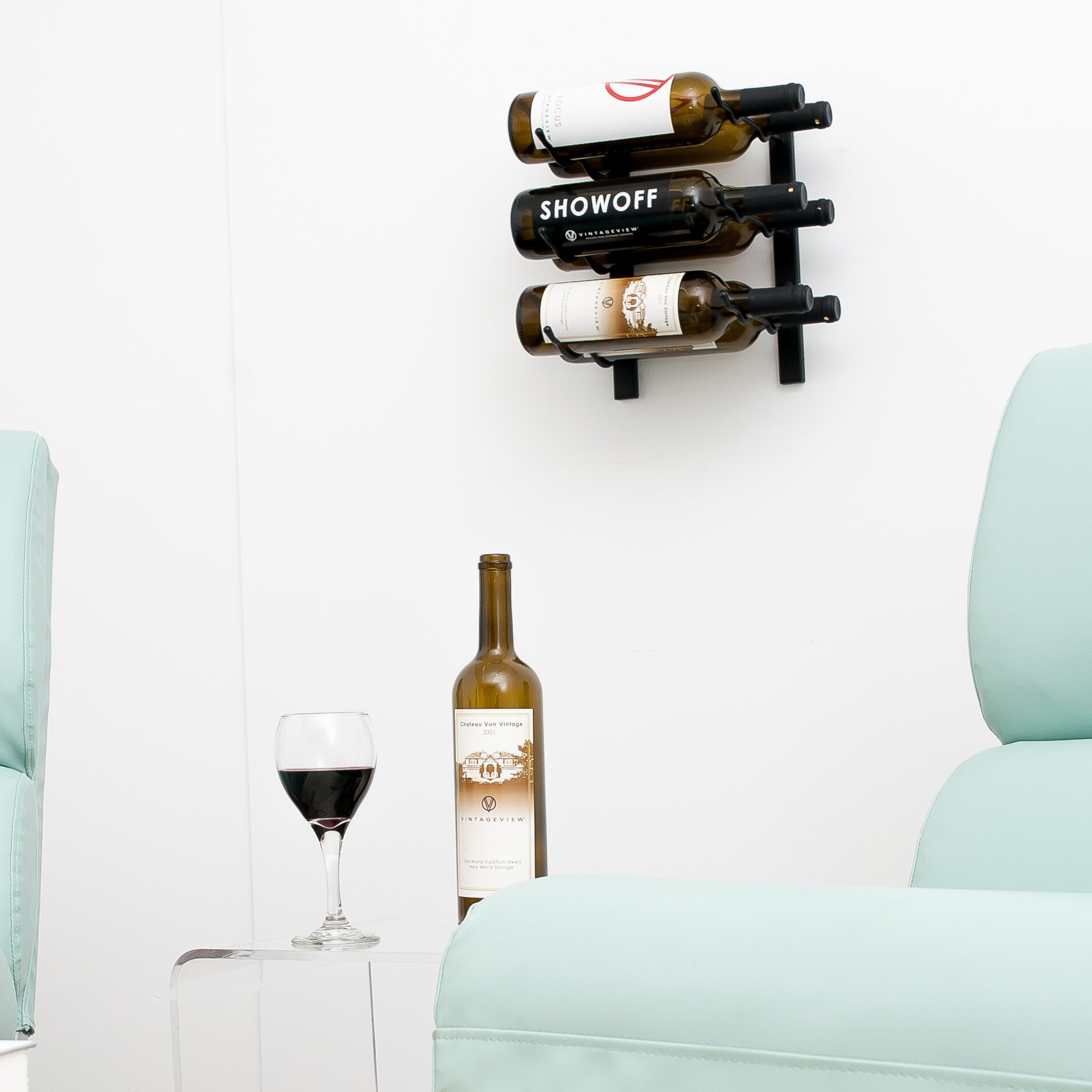 VintageView Wall Series 6 Bottle Wall Mounted Wine Rack & Reviews | Wayfair