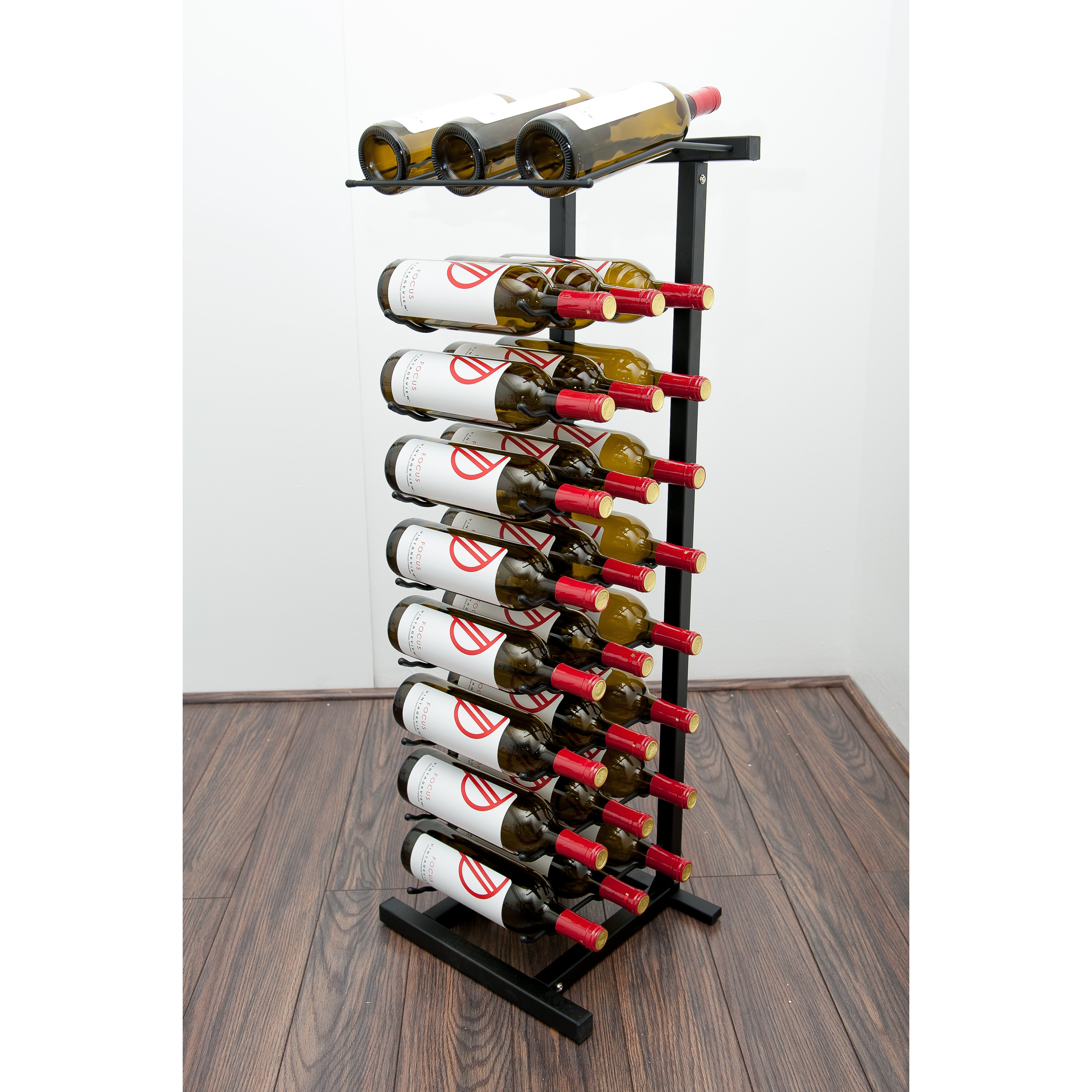 VintageView IDR Series 27 Bottle Floor Wine Rack & Reviews