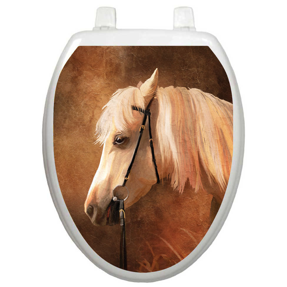 Toilet Tattoos Painted Horse Toilet Seat Decal Wayfair