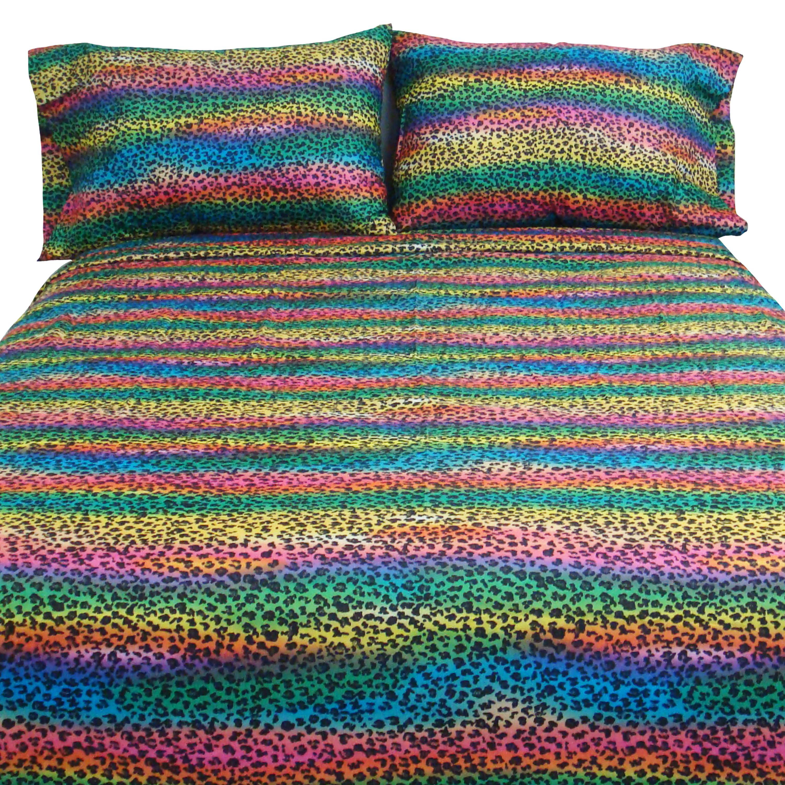 Veratex Rainbow Leopard Sheet Set & Reviews Wayfair