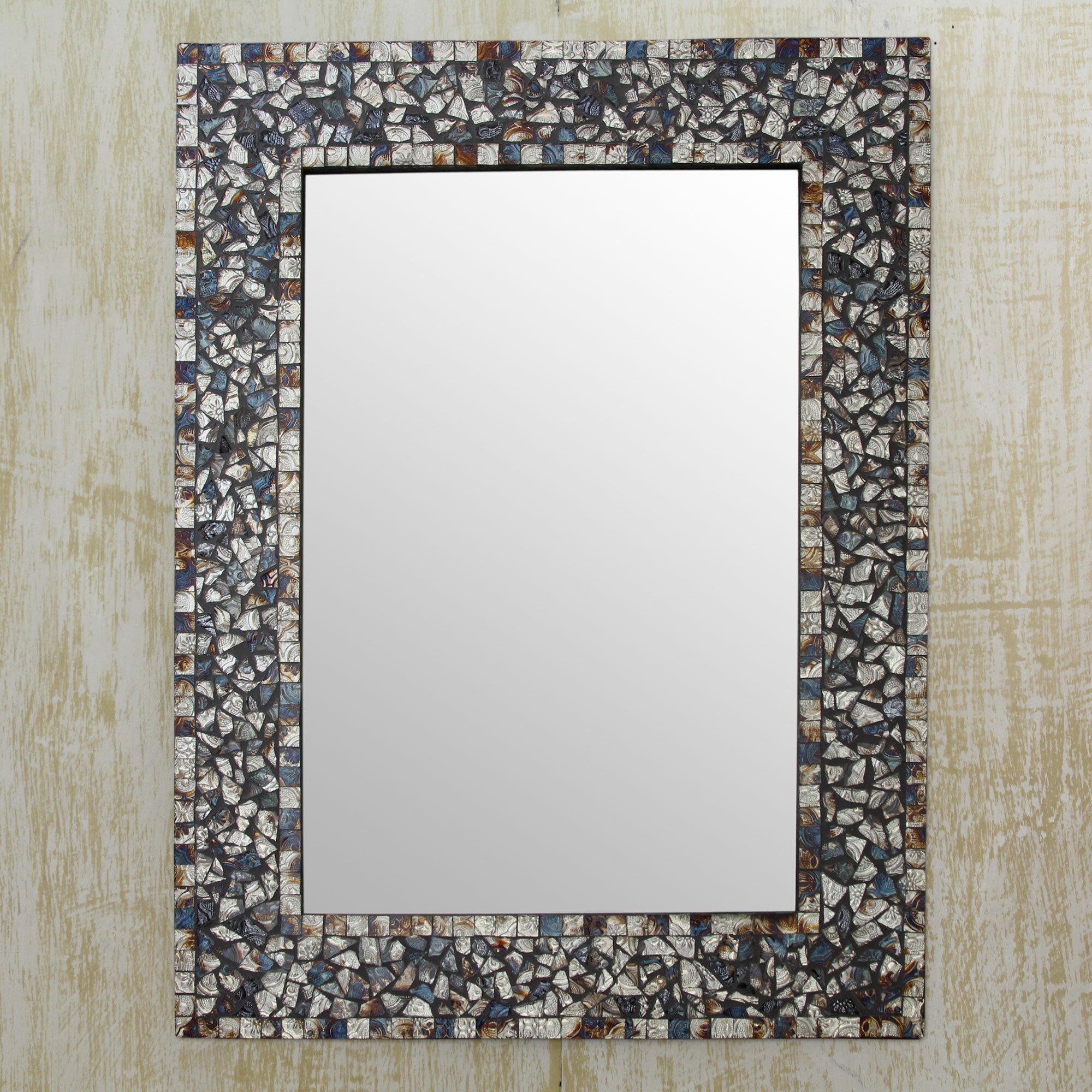 Novica Glass Mosaic Wall Mirror Wayfair