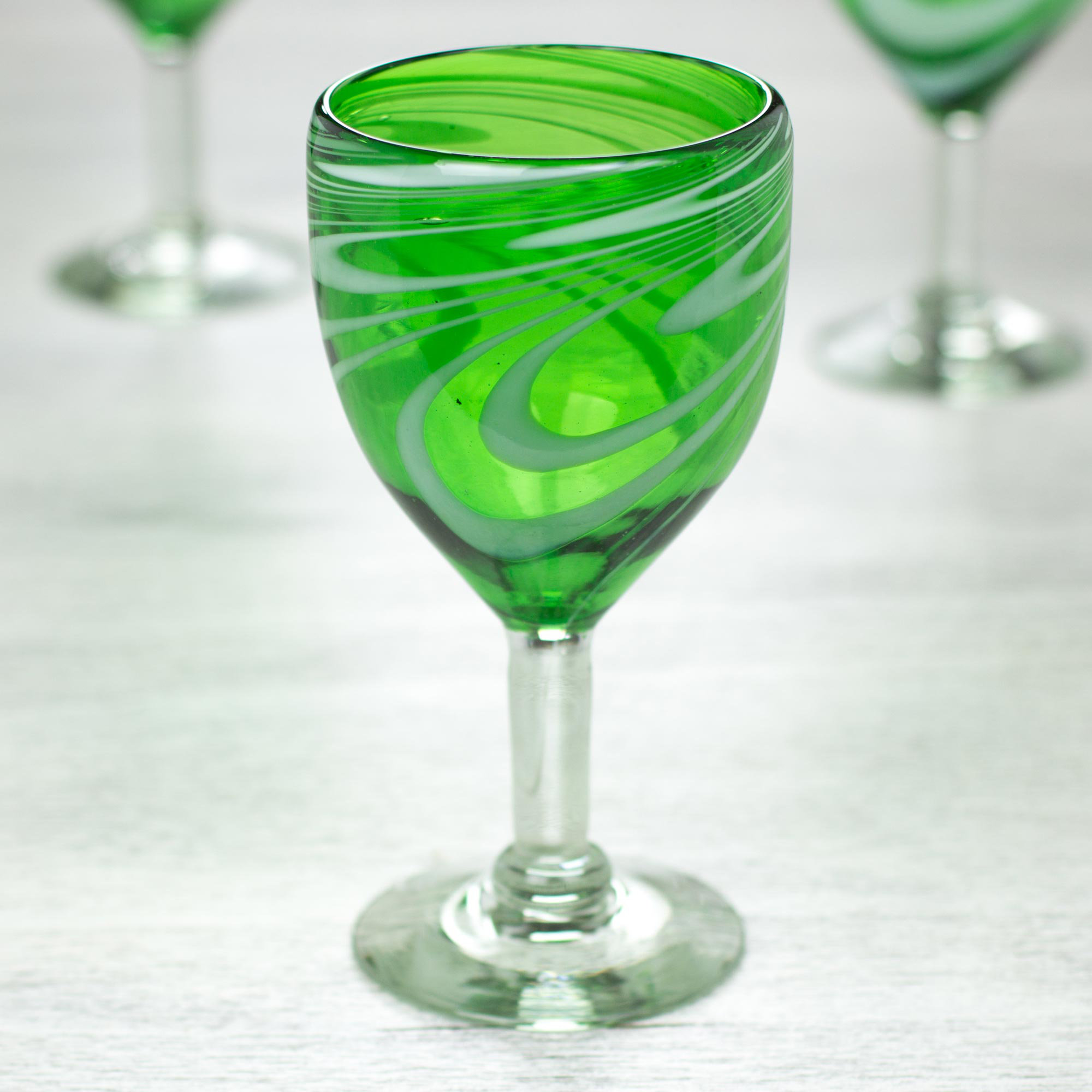 Novica 10 oz. White Wine Glass Wayfair