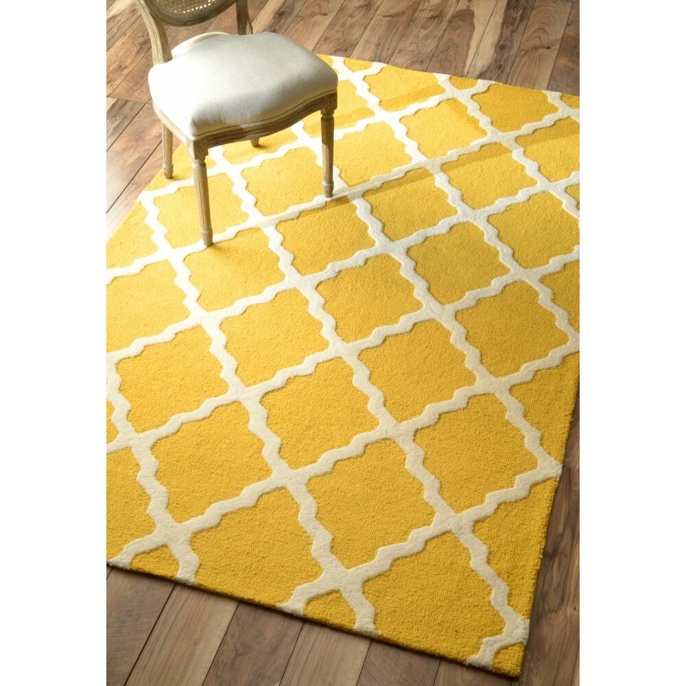 nuLOOM Moderna Moroccan Trellis Gold Area Rug & Reviews Wayfair