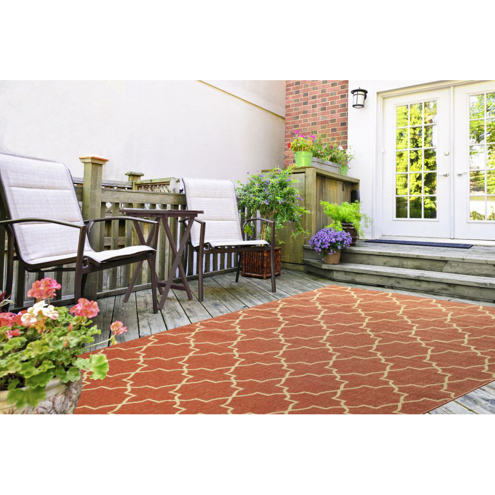 nuLOOM Trellis Opal Brick Outdoor Area Rug & Reviews Wayfair