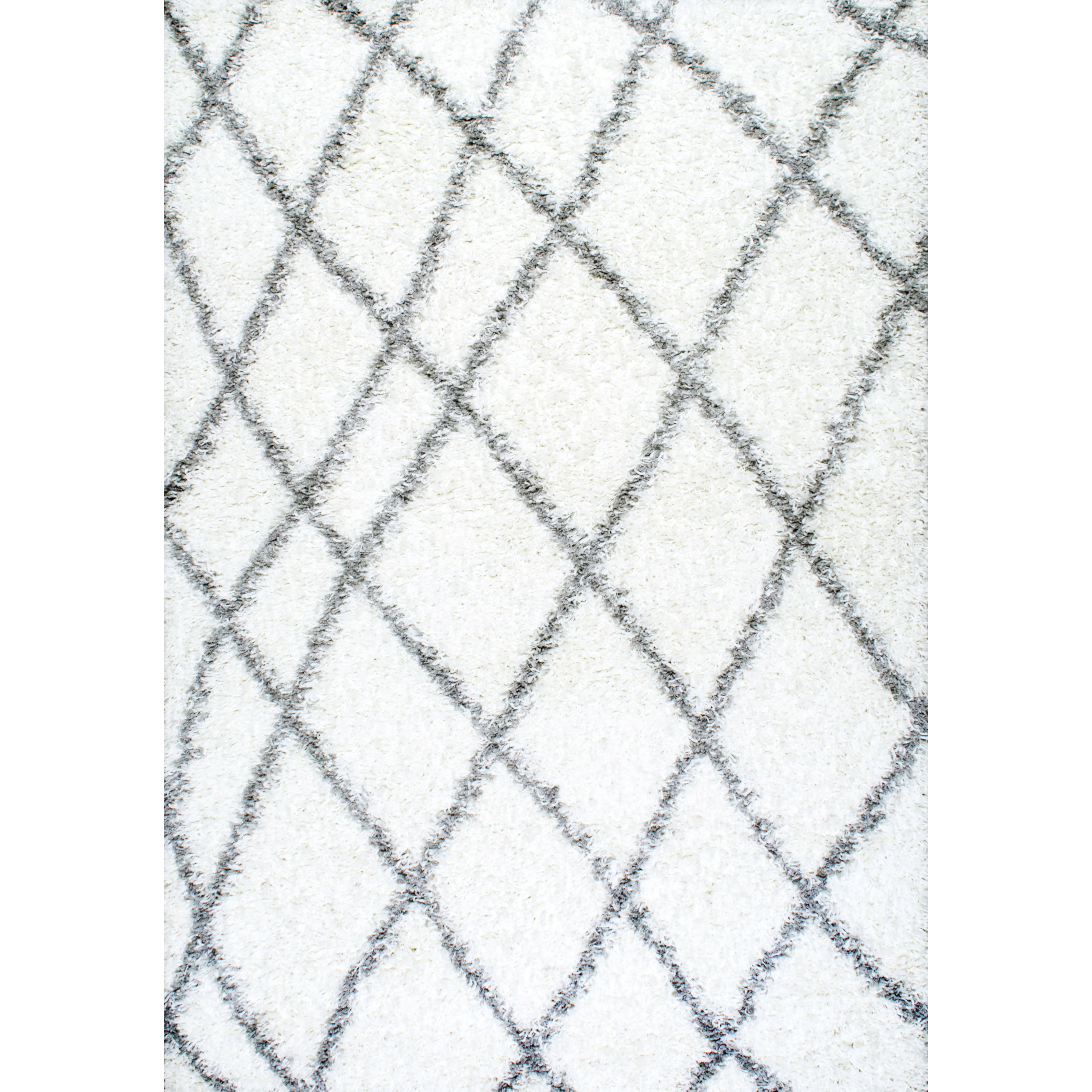 nuLOOM Selina White Shag Area Rug & Reviews Wayfair