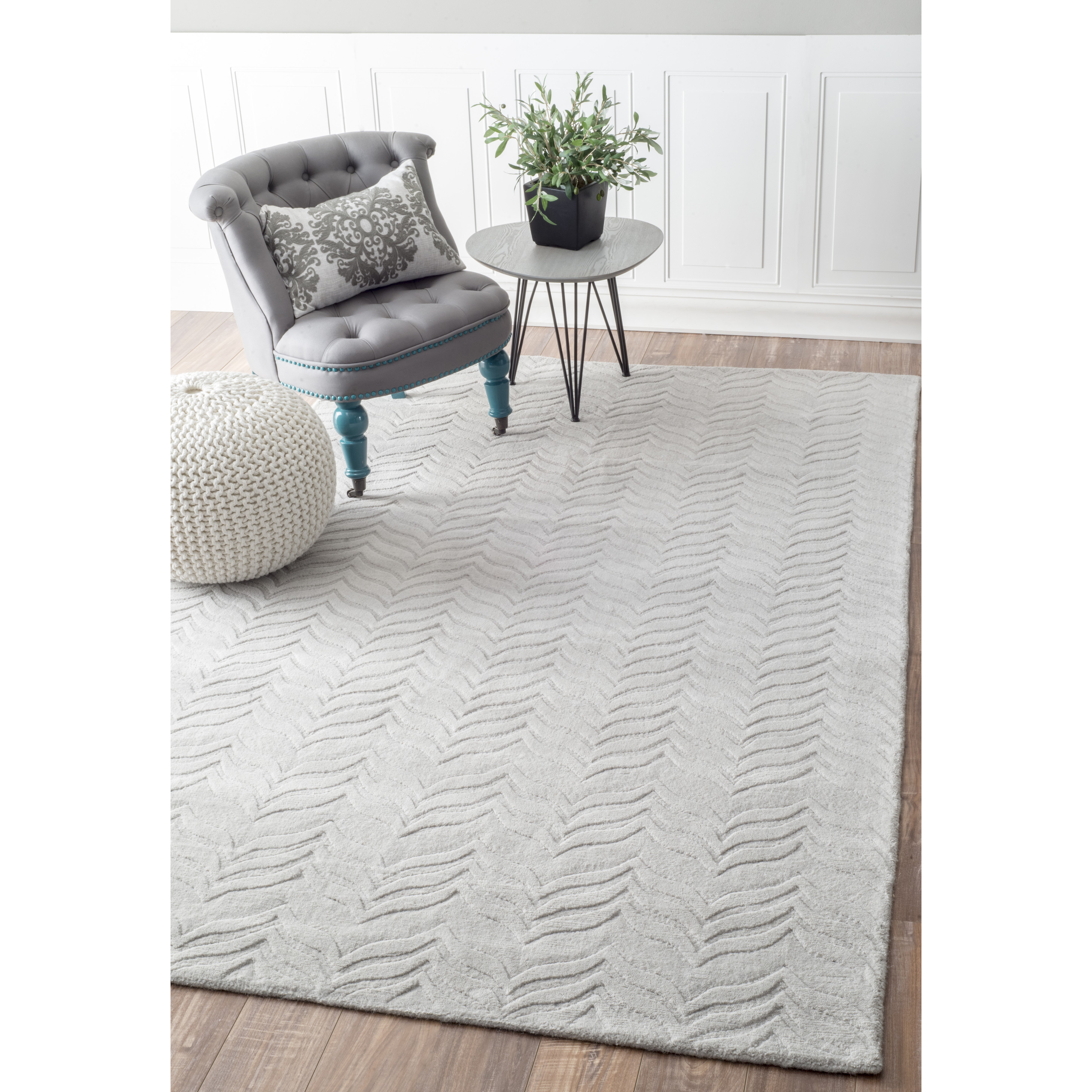 nuLOOM Lundberg Hand Woven Gray Area Rug & Reviews Wayfair