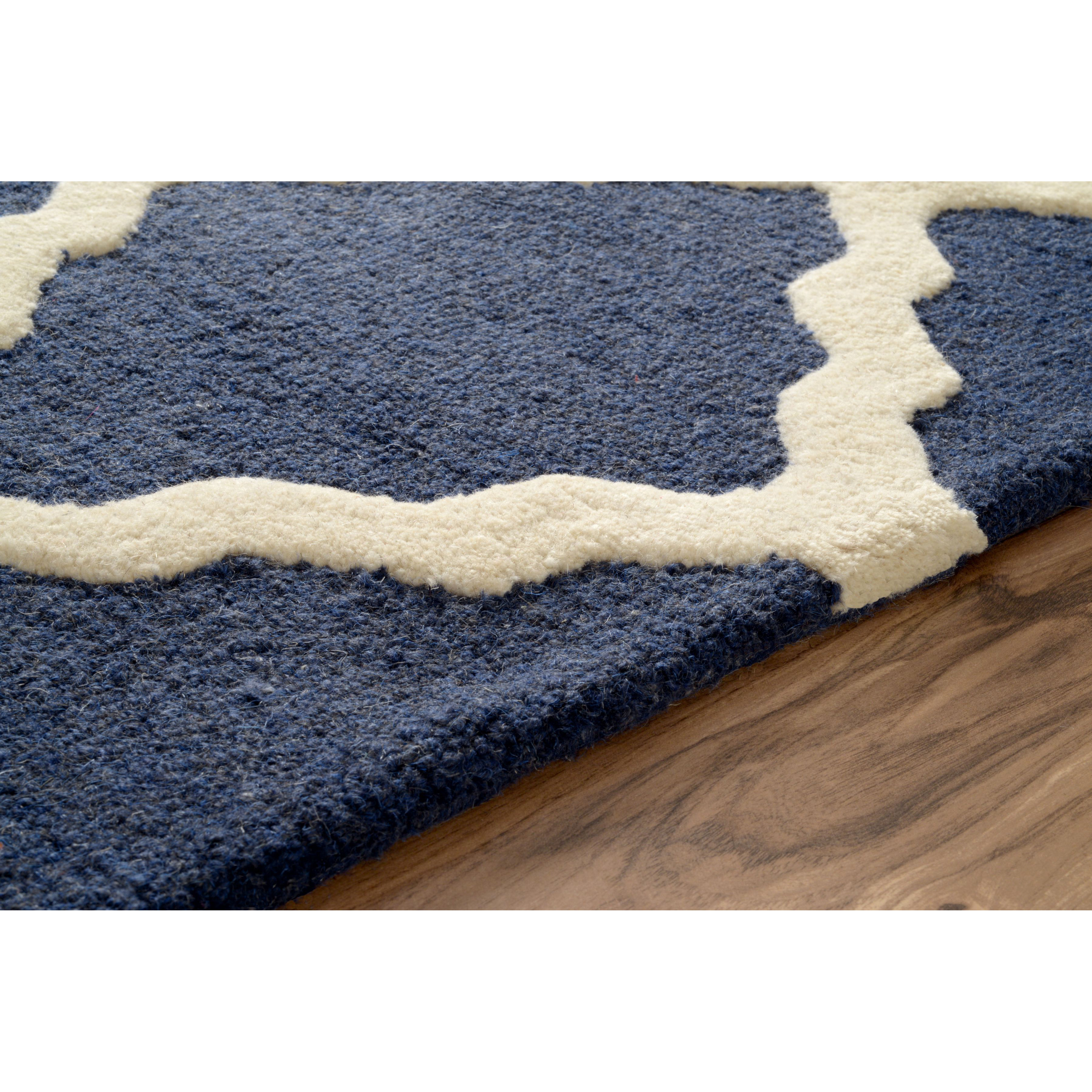 nuLOOM Marlbella Lillian Moroccan Trellis Navy Area Rug & Reviews Wayfair