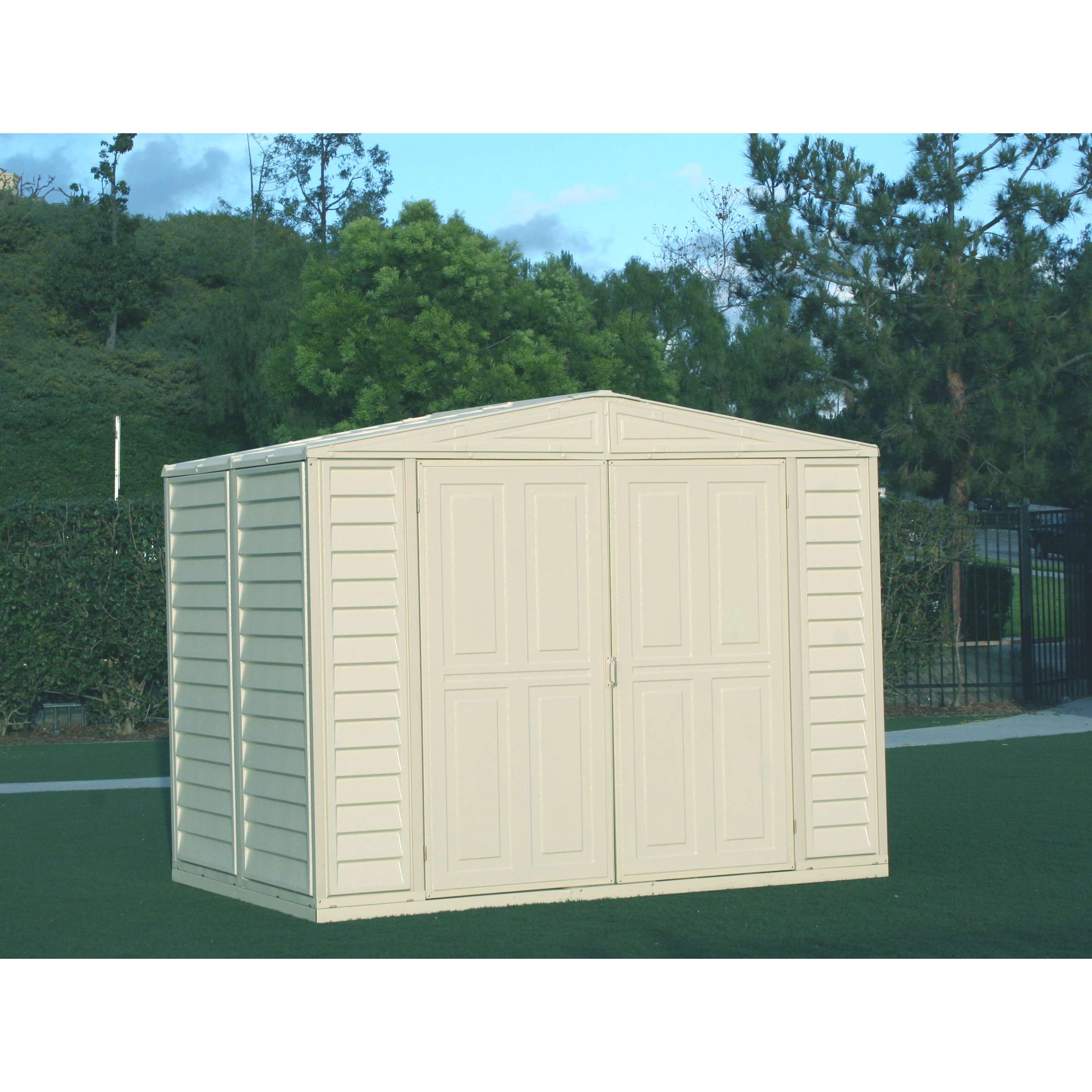 Duramax DuraMate 8 Ft. W x 5.5 Ft. D Vinyl Storage Shed & Reviews Wayfair