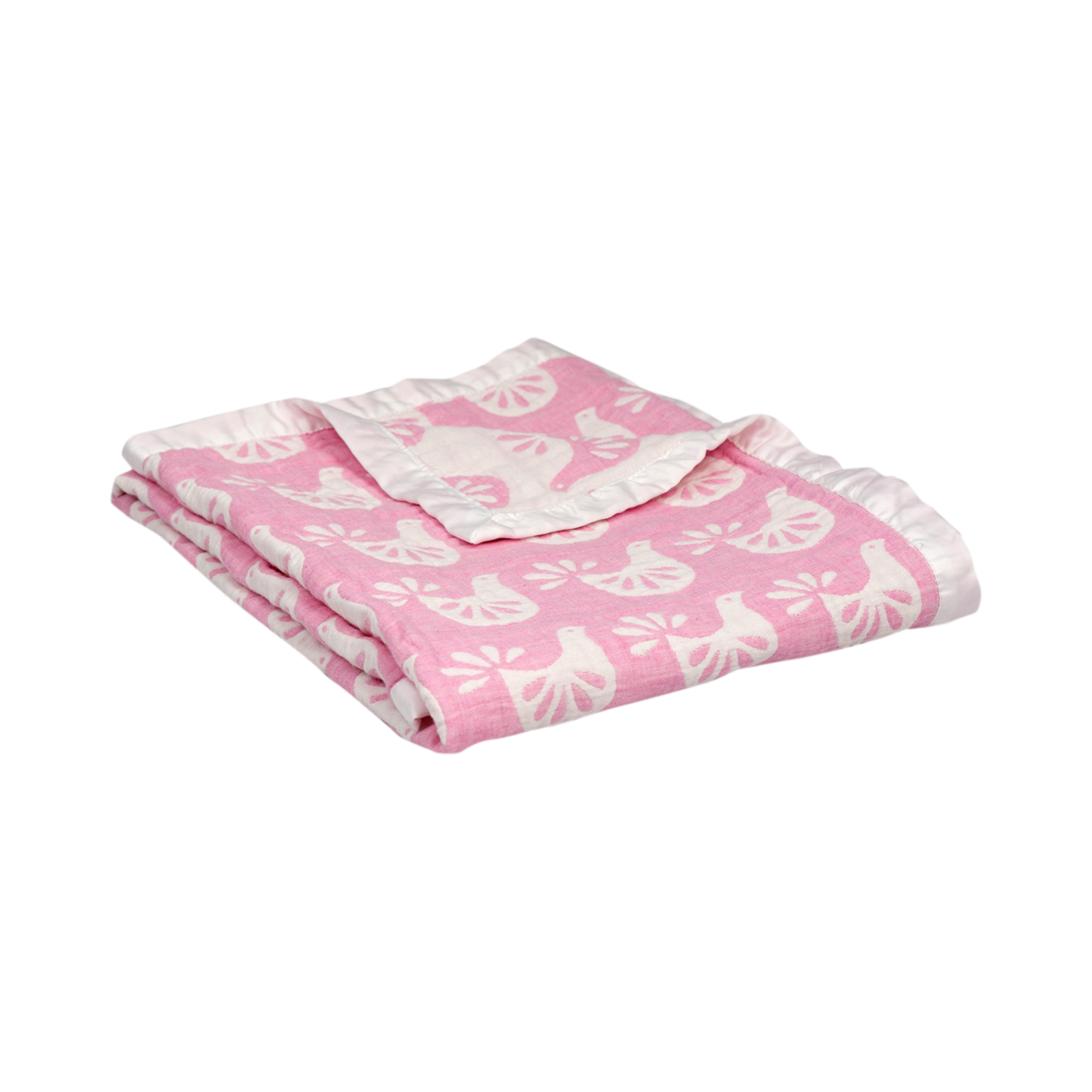 LivingTextilesBaby Muslin Jacquard Bird Blanket & Reviews Wayfair