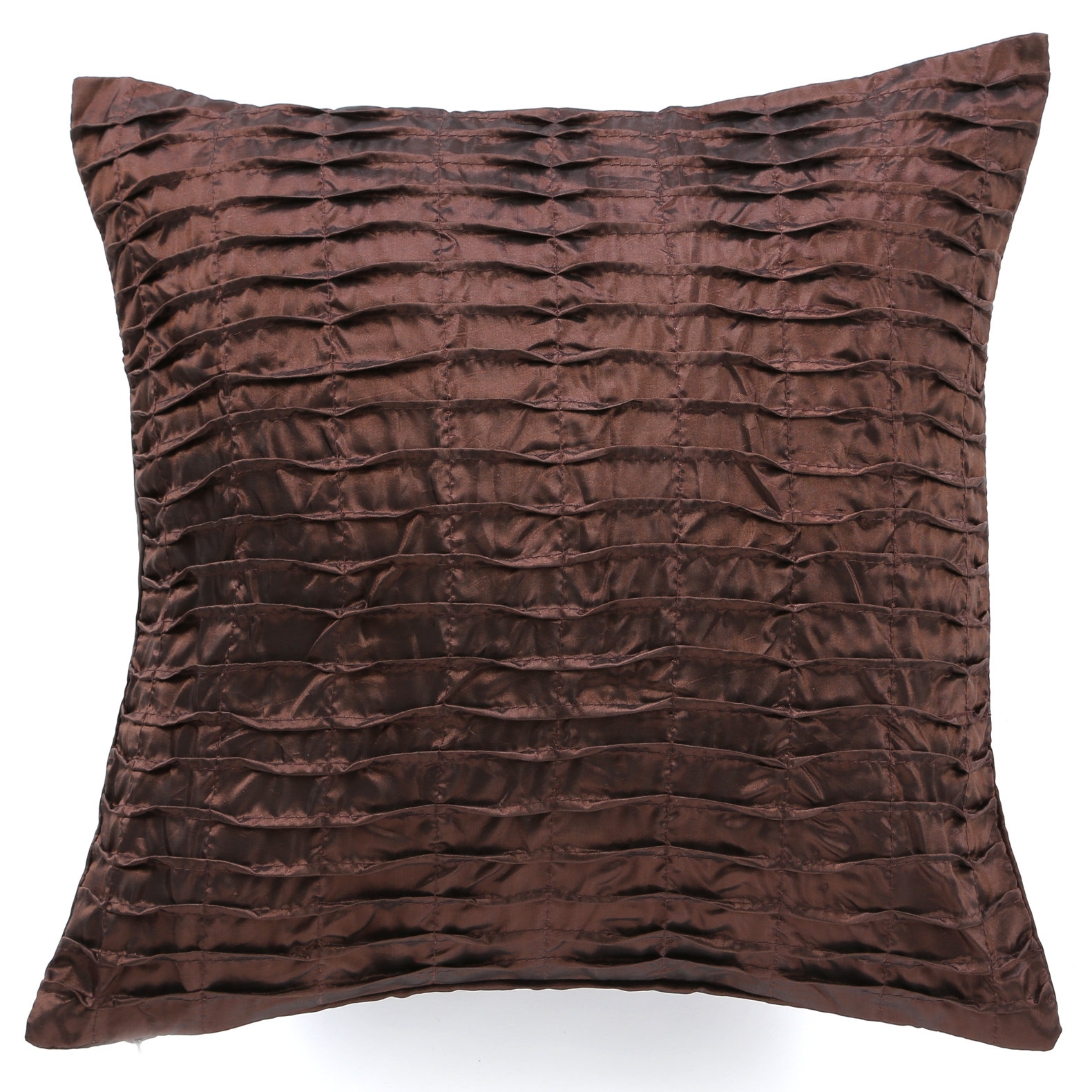 Violet Linen Silky Pleated Throw Pillow & Reviews Wayfair