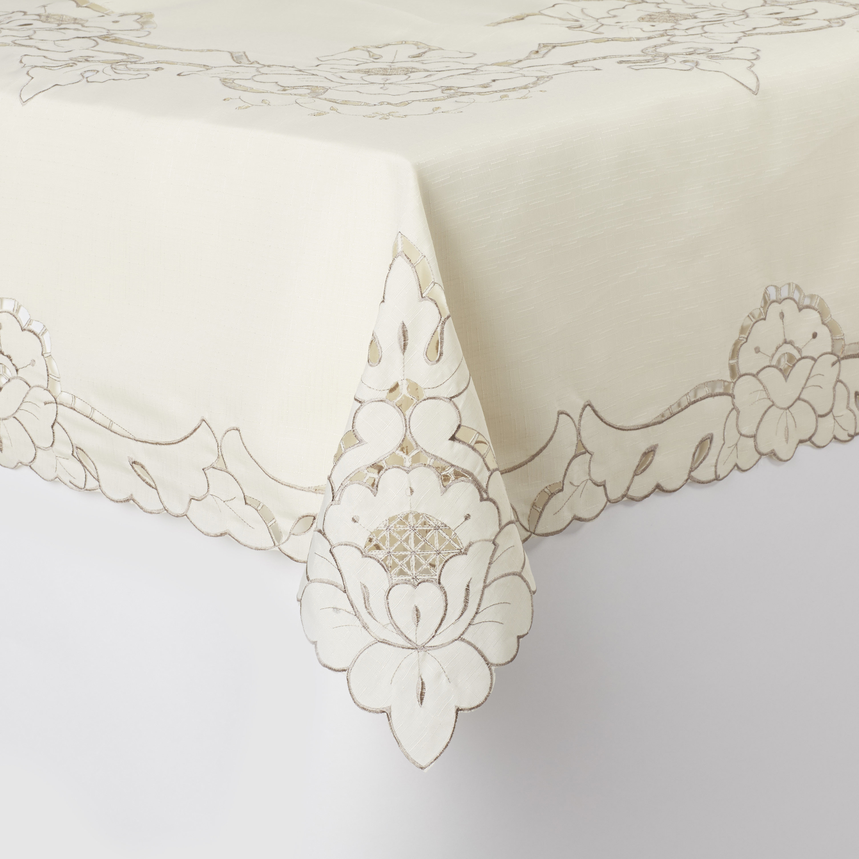 Violet Linen Sapphire Embroidered Tablecloth & Reviews Wayfair